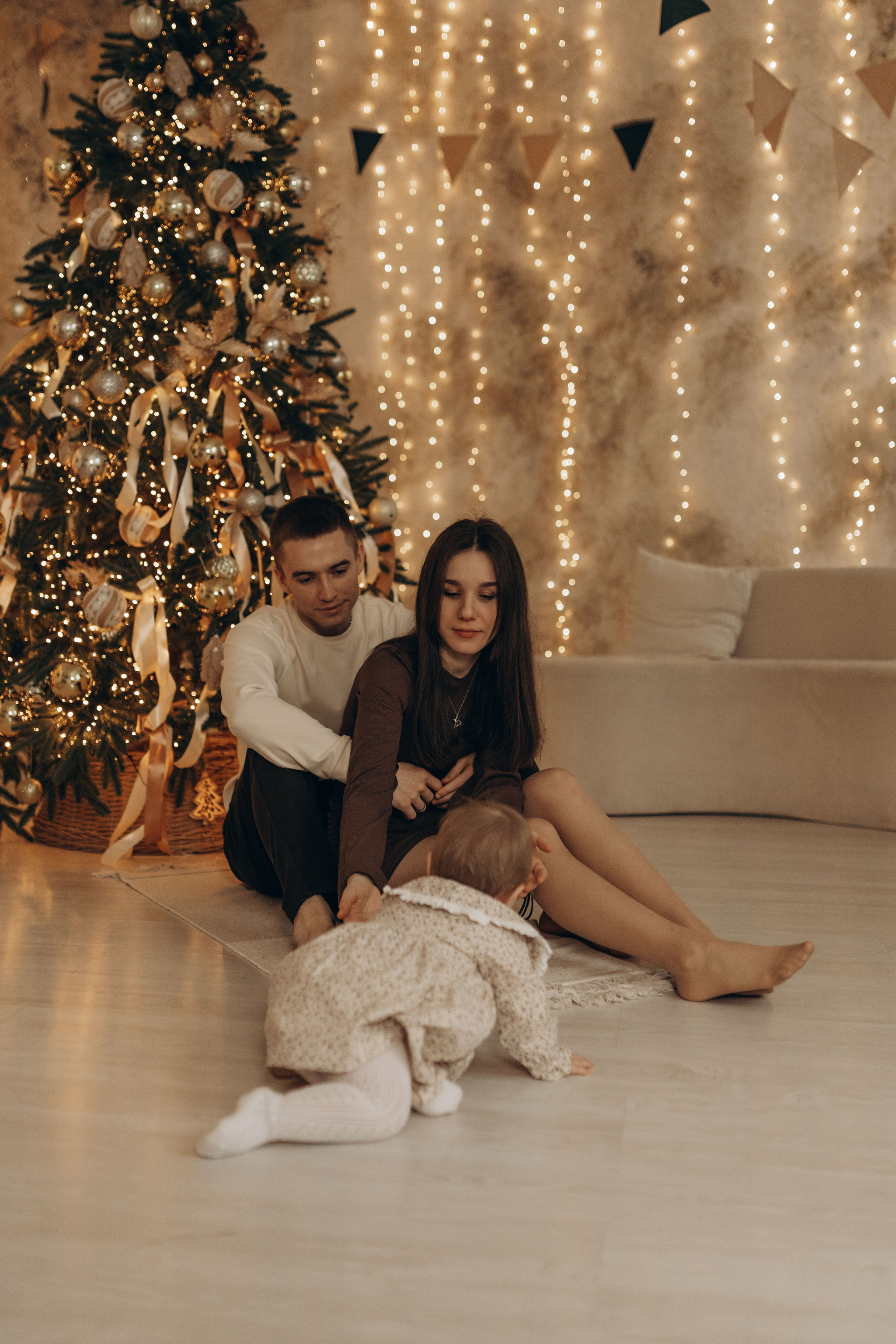 Новогодняя история Дмитрия, Полины и Анюты. Фотограф в Ставрополе Svetlana Matveeva