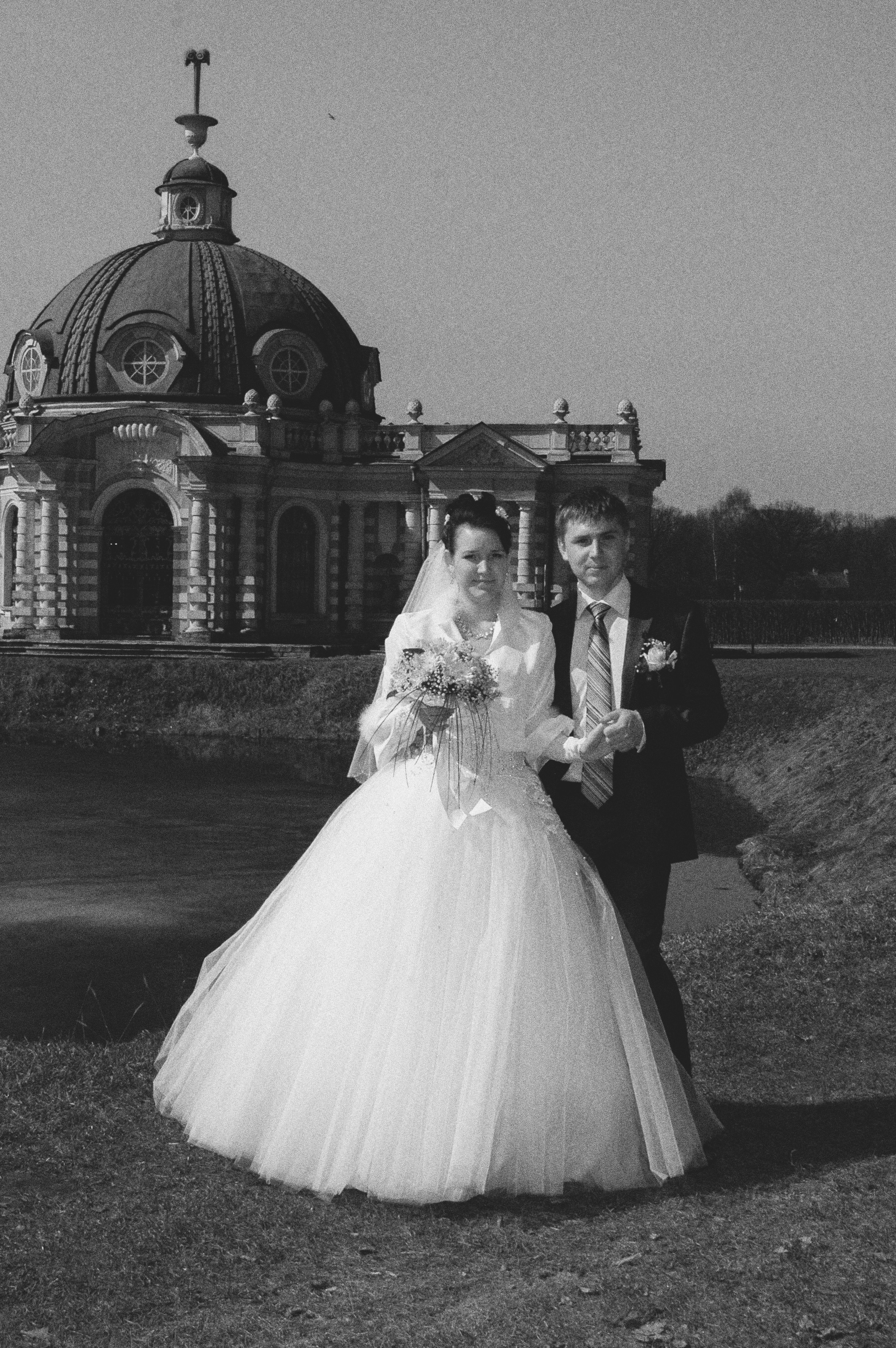 Кирилл и Анна. Свадьба в черно-белых фотографиях. Фотограф в городе Электросталь Ногинск Москва — Алексей Закхеев