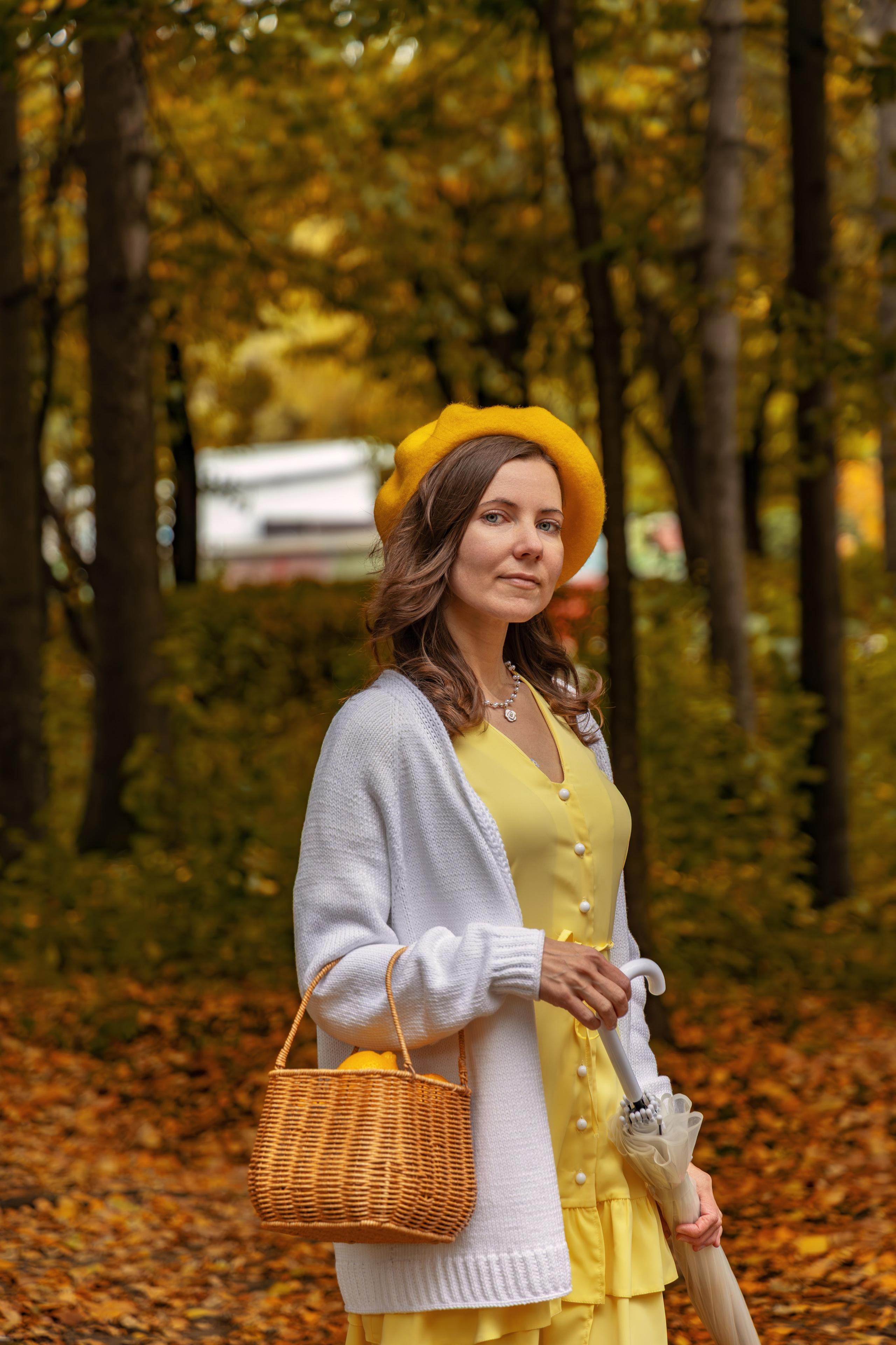 Жёлтая осень и ретро-велосипед. Репортажный, семейный и студийный фотограф в Москве Демин Алексей