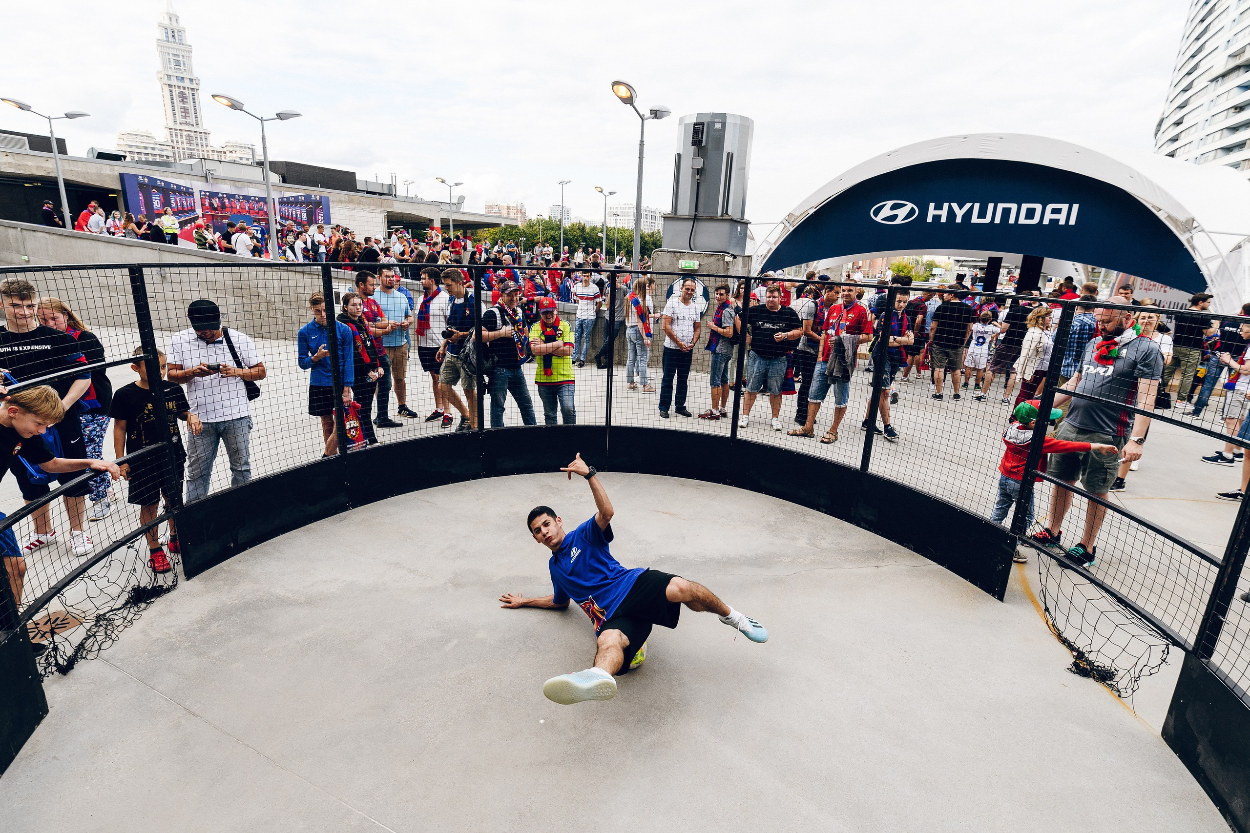 ПФК ЦСКА vs Hyundai. Активации на стадионе. Фотограф Сергей Бойко Москва