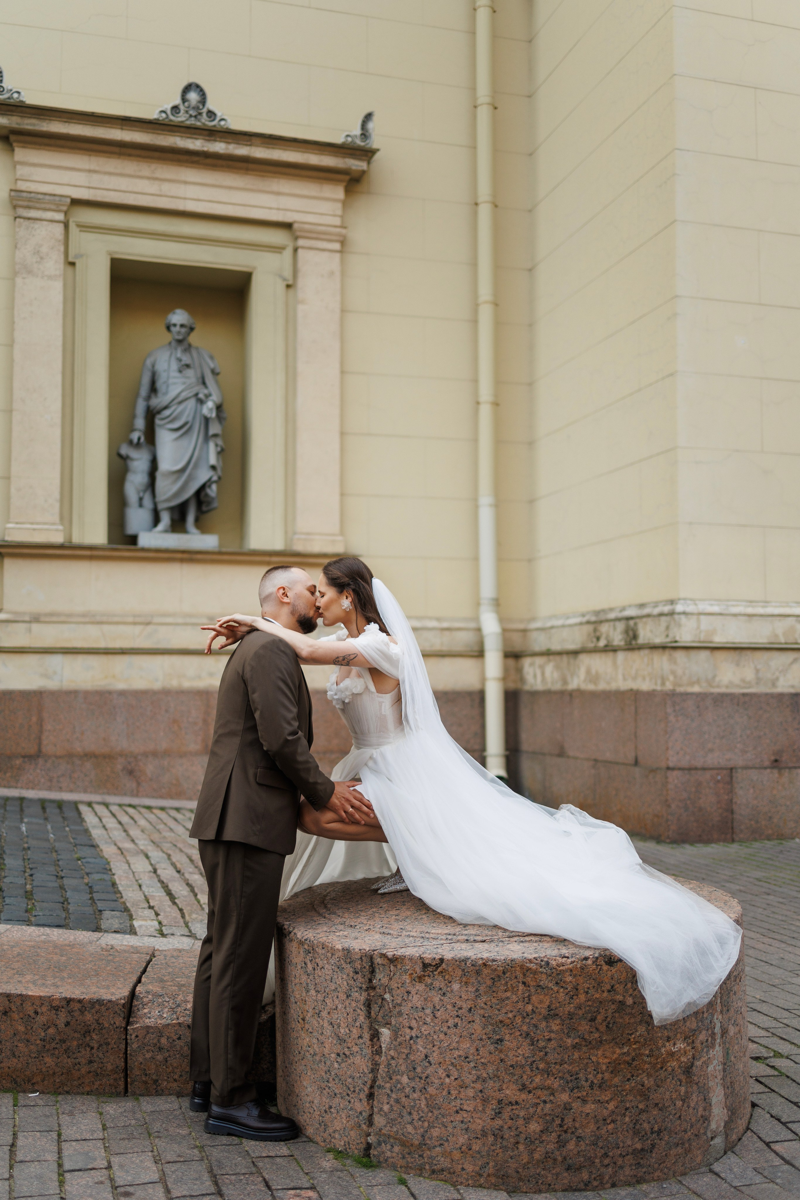 Руслан и Виолетта — Исаакий, Зимняя канавка. Боженова Елена фотограф Санкт-Петербург