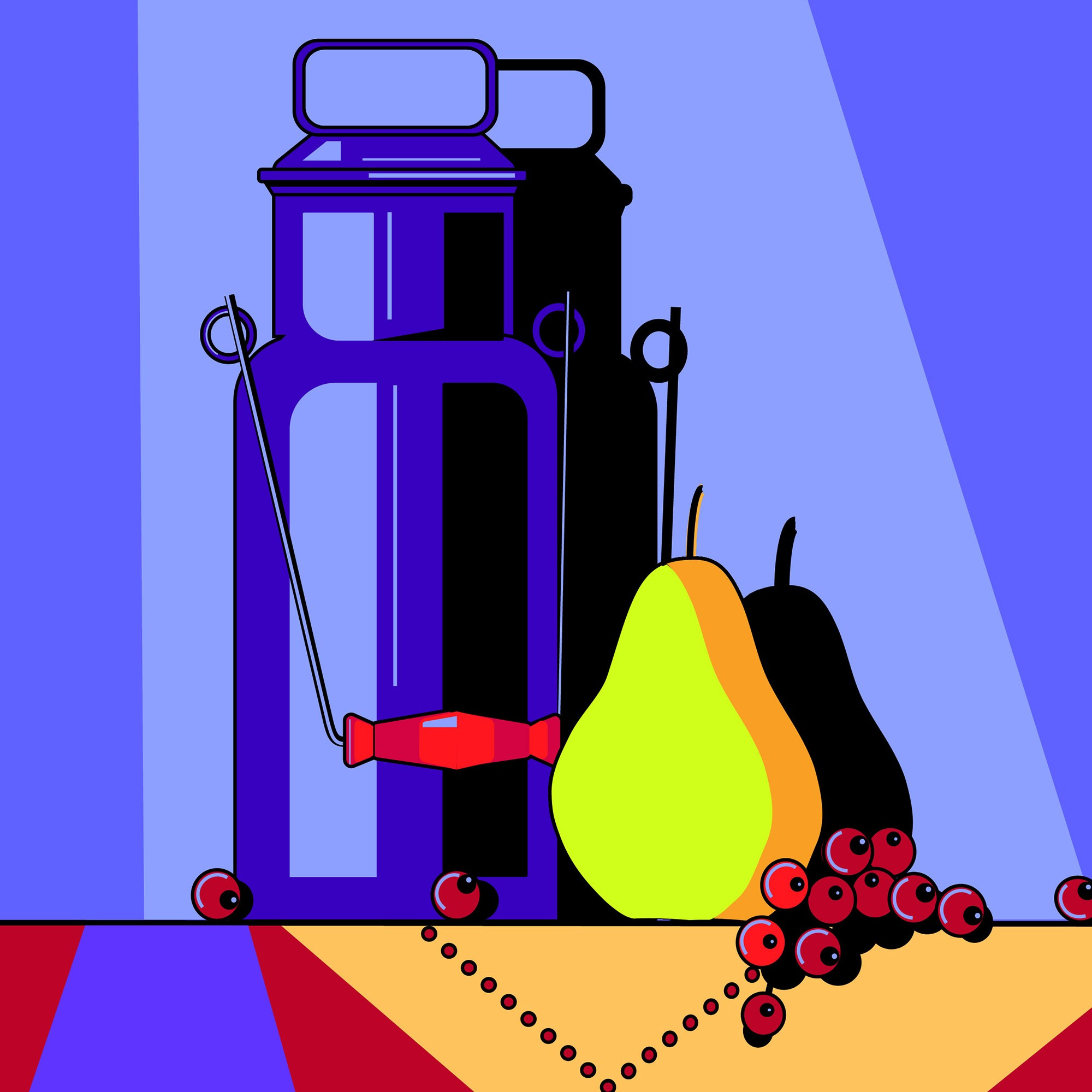 Фоны и предметы. Олеся Бакулина, графический дизайнер, иллюстратор