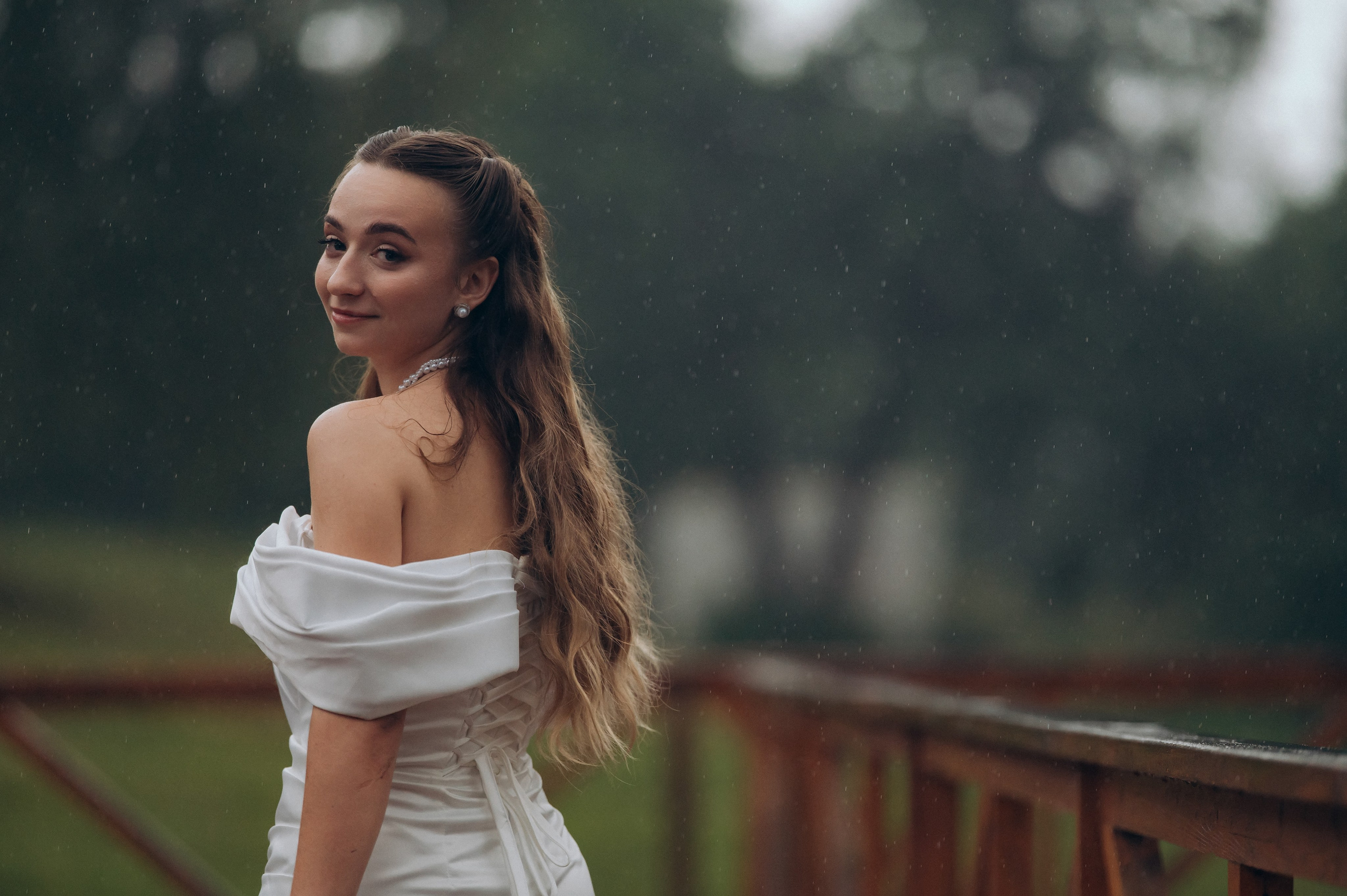 Дождь, Гребнево, любовь. Свадебный и семейный фотограф Виктория Носачёва. Щелково, Москва и МО