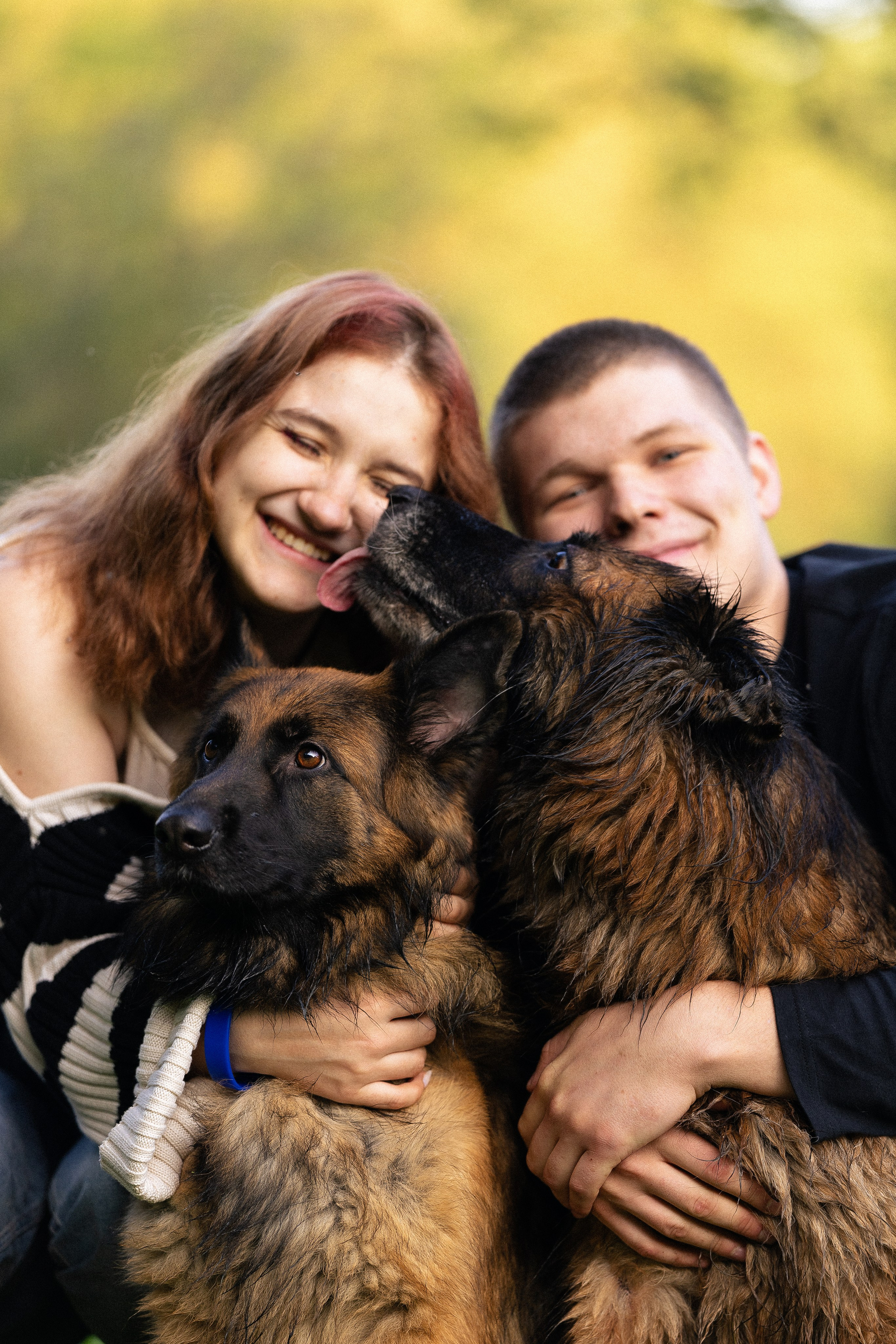 Алена, Матвей, Фанни и Фрея. Фотограф и видеограф анималист Аганина Дарья