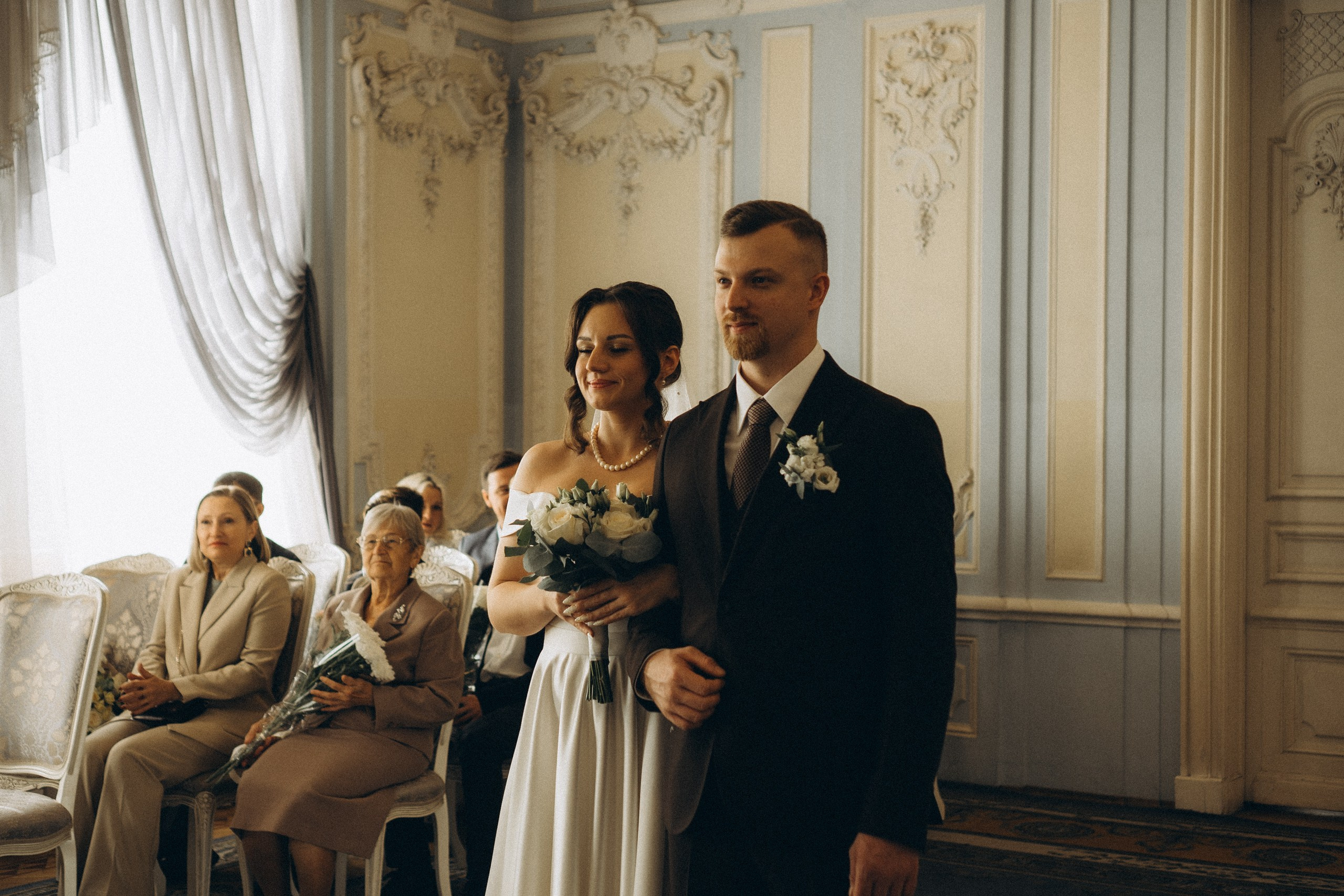 СВАДЕБНАЯ СЬЕМКА ВО ВТОРОМ ДВОРЦЕ БРАКОСОЧЕТАНИЯ. Профессиональный фотограф, Санкт-Петербург — Виктория Богомолова