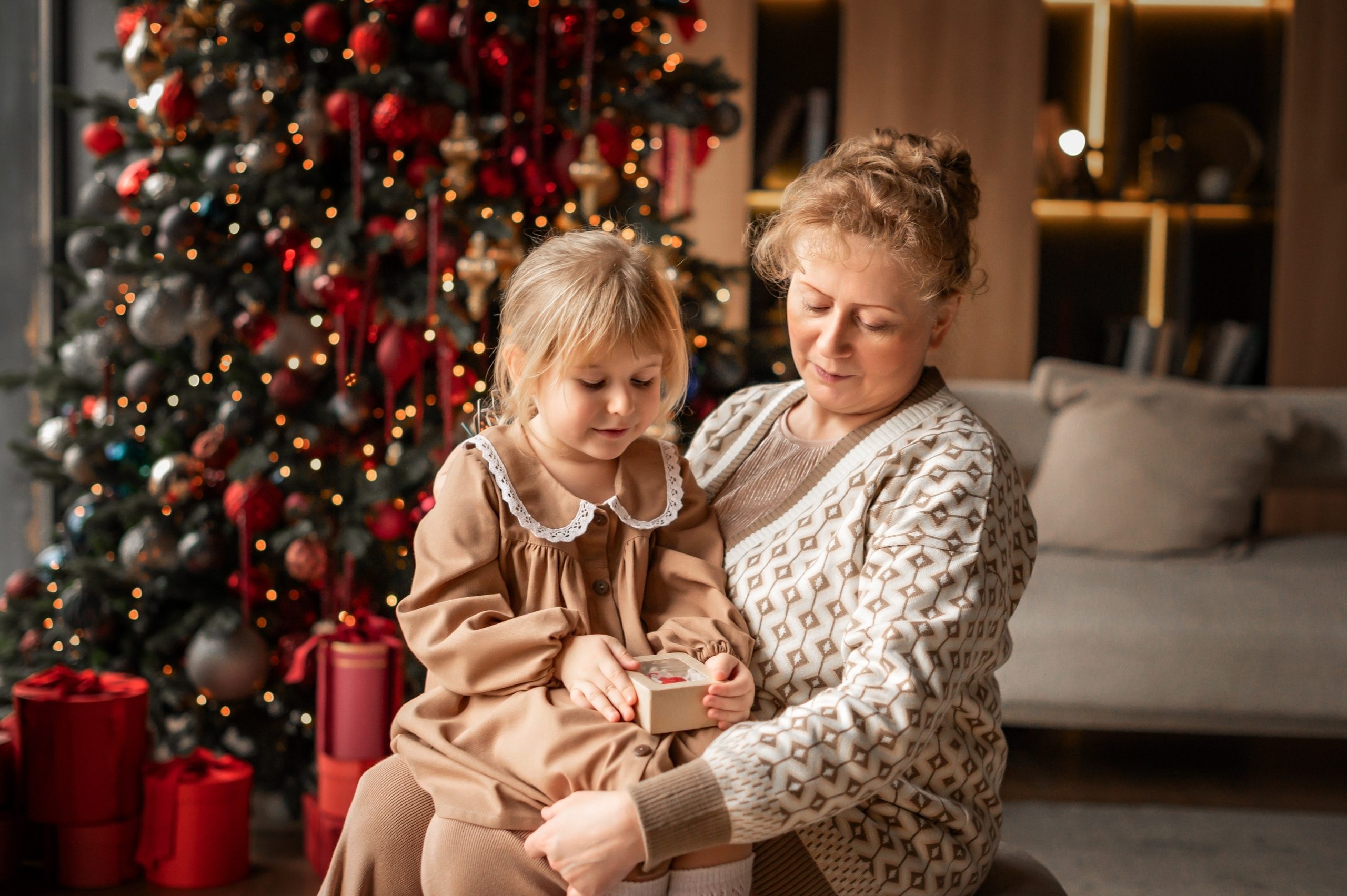 Семья Екатерины в студии Мимика