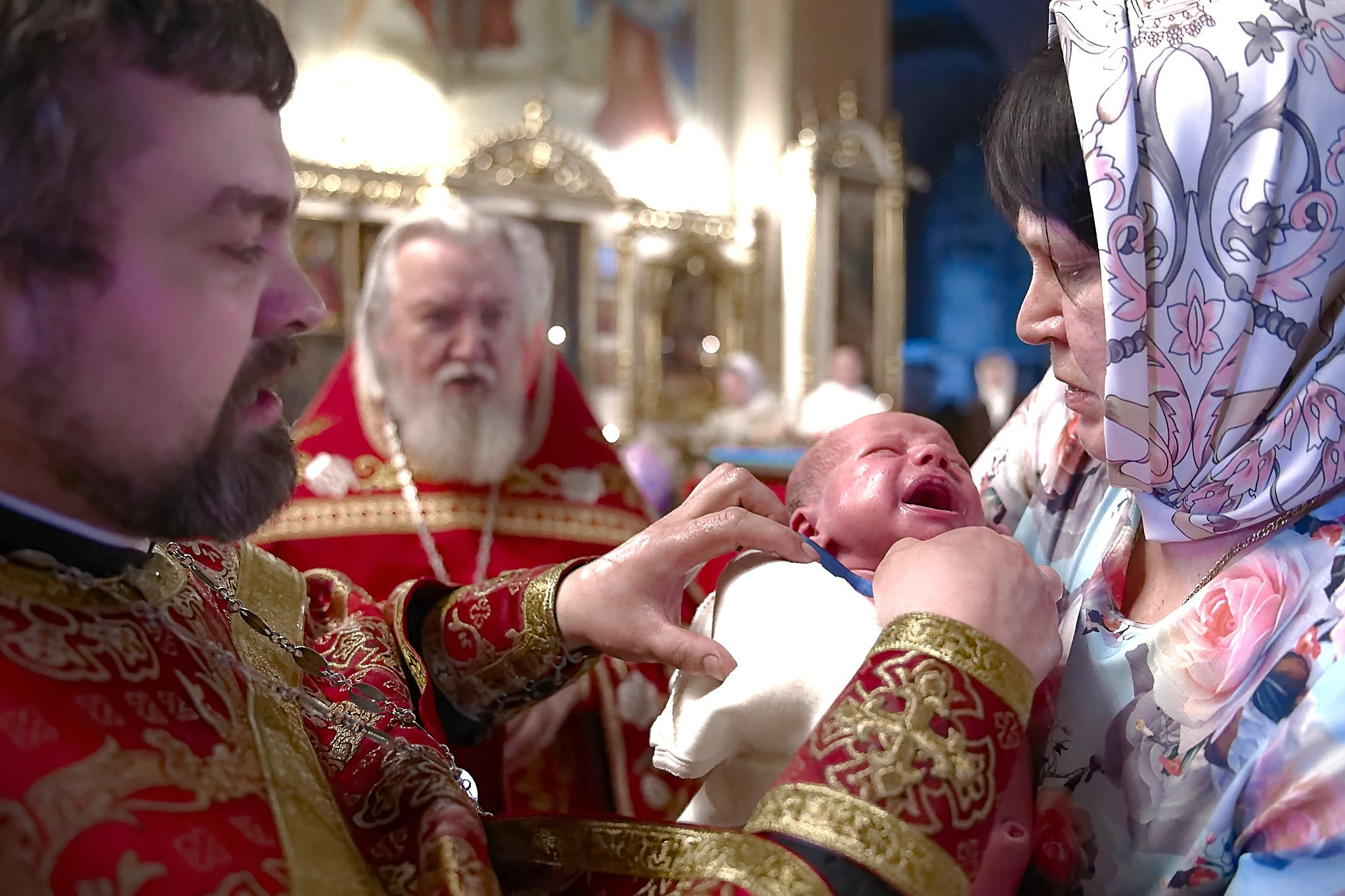 Таинство Крещения на Светлой Седмице. Фотограф в Москве