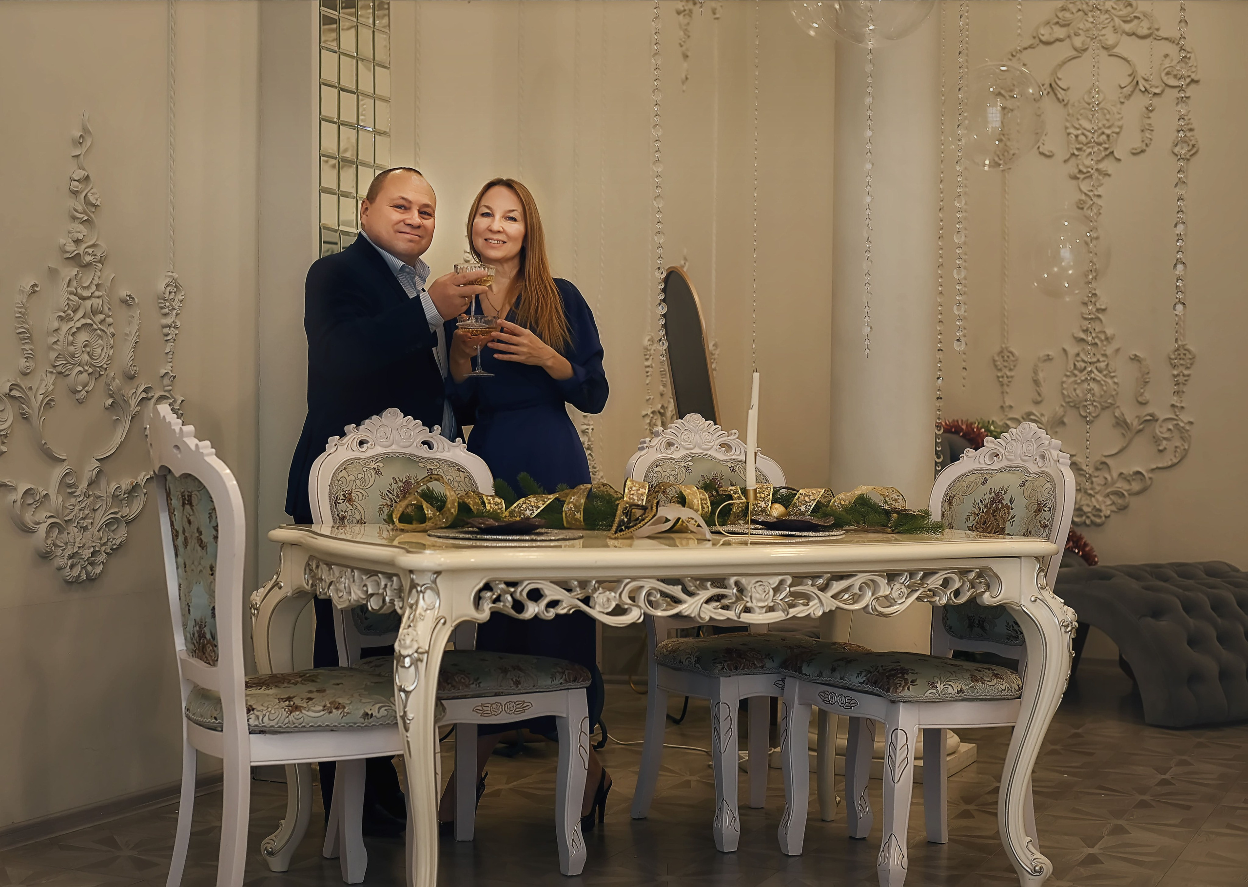 Татьяна и Вячеслав зал колонны. Фотографы крещения/венчания  Красноярск Татьяна и Вячеслав Переваловы