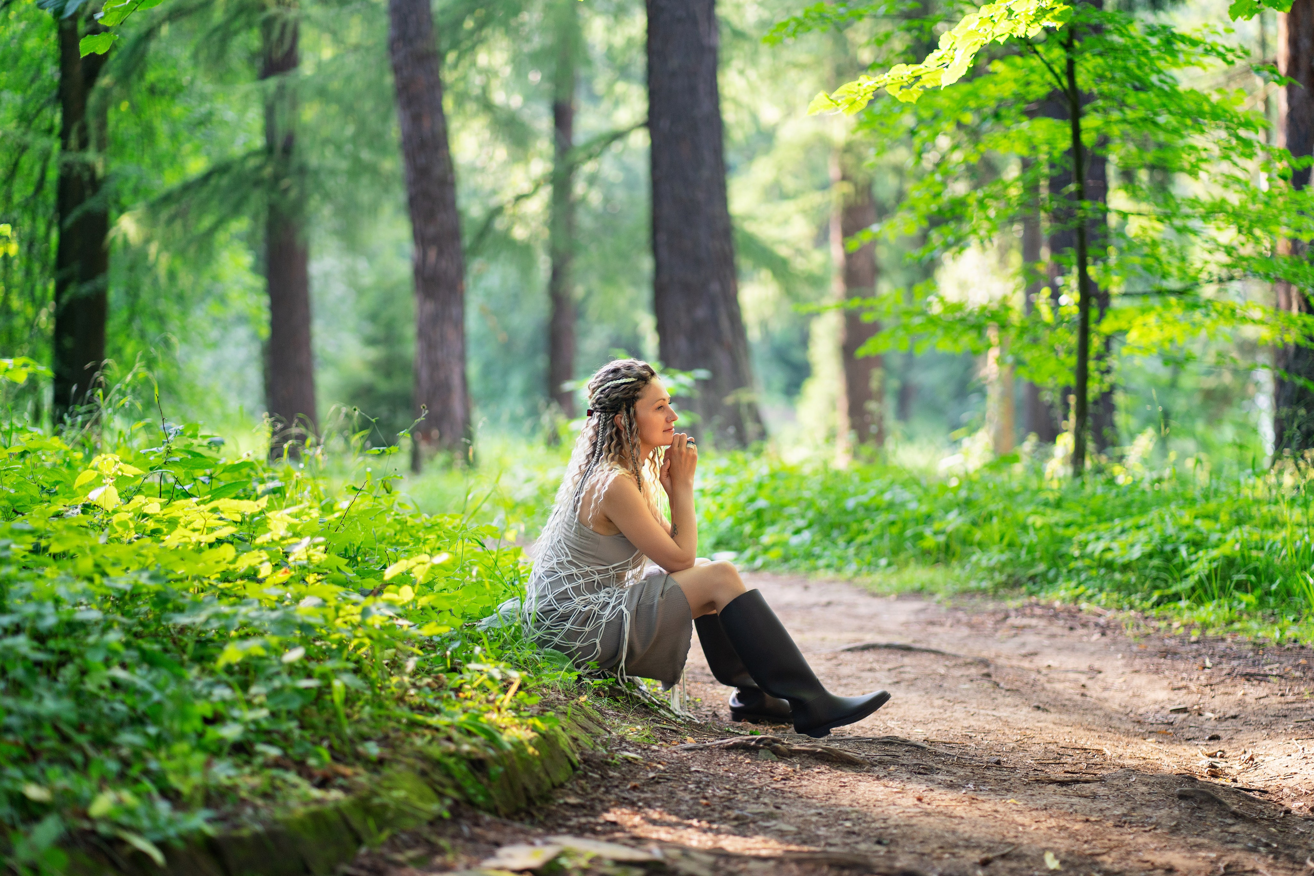Анна —лесная нимфа. Фотограф Светлана Белоусова