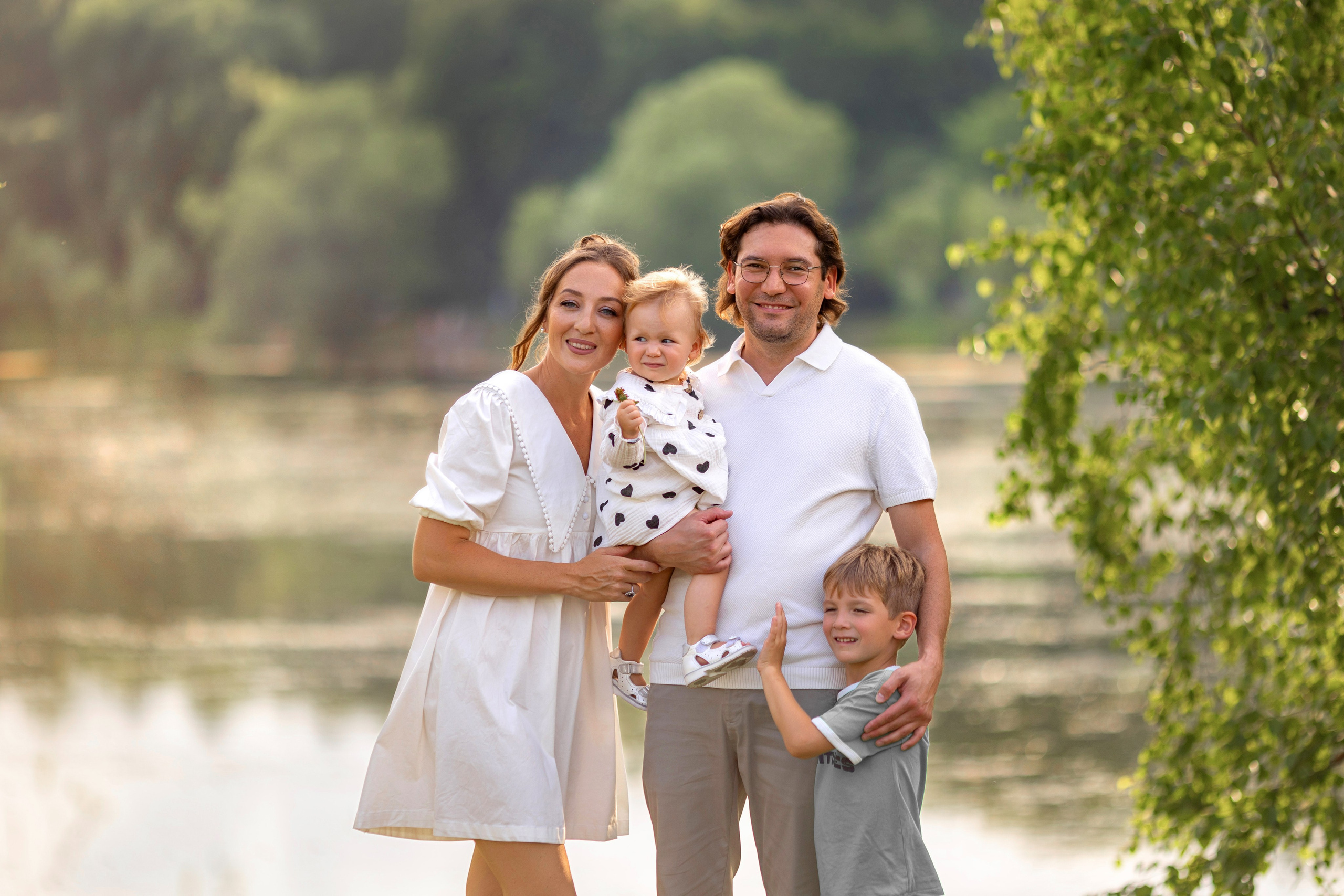 Гузель, Ренат, Тимур и Камилла. Семейный фотограф В Москве Александра Дейкун