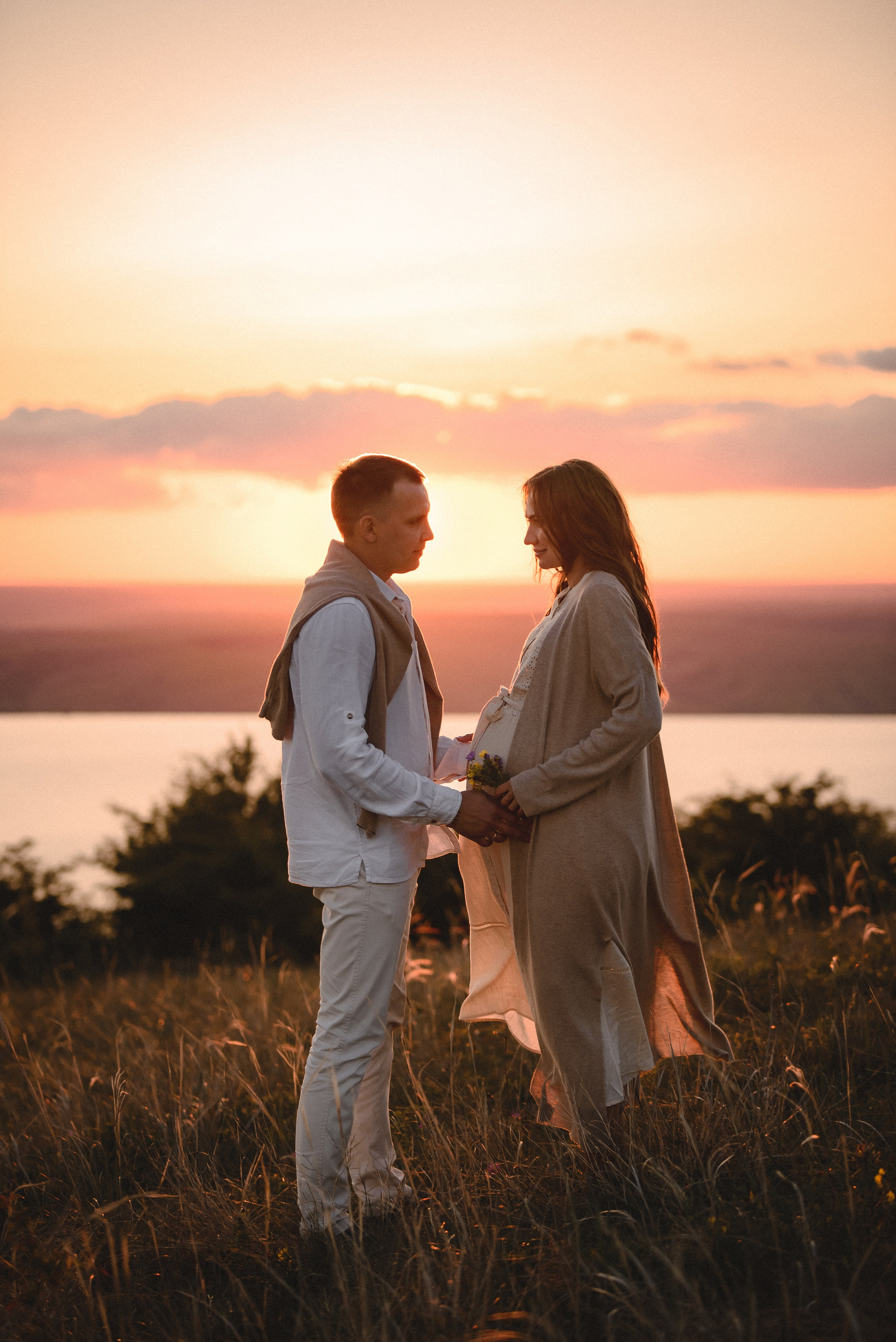 В ожидании малыша. Прогулка на закате. Семейный фотограф в г. Ставрополь, Сорокина Мария