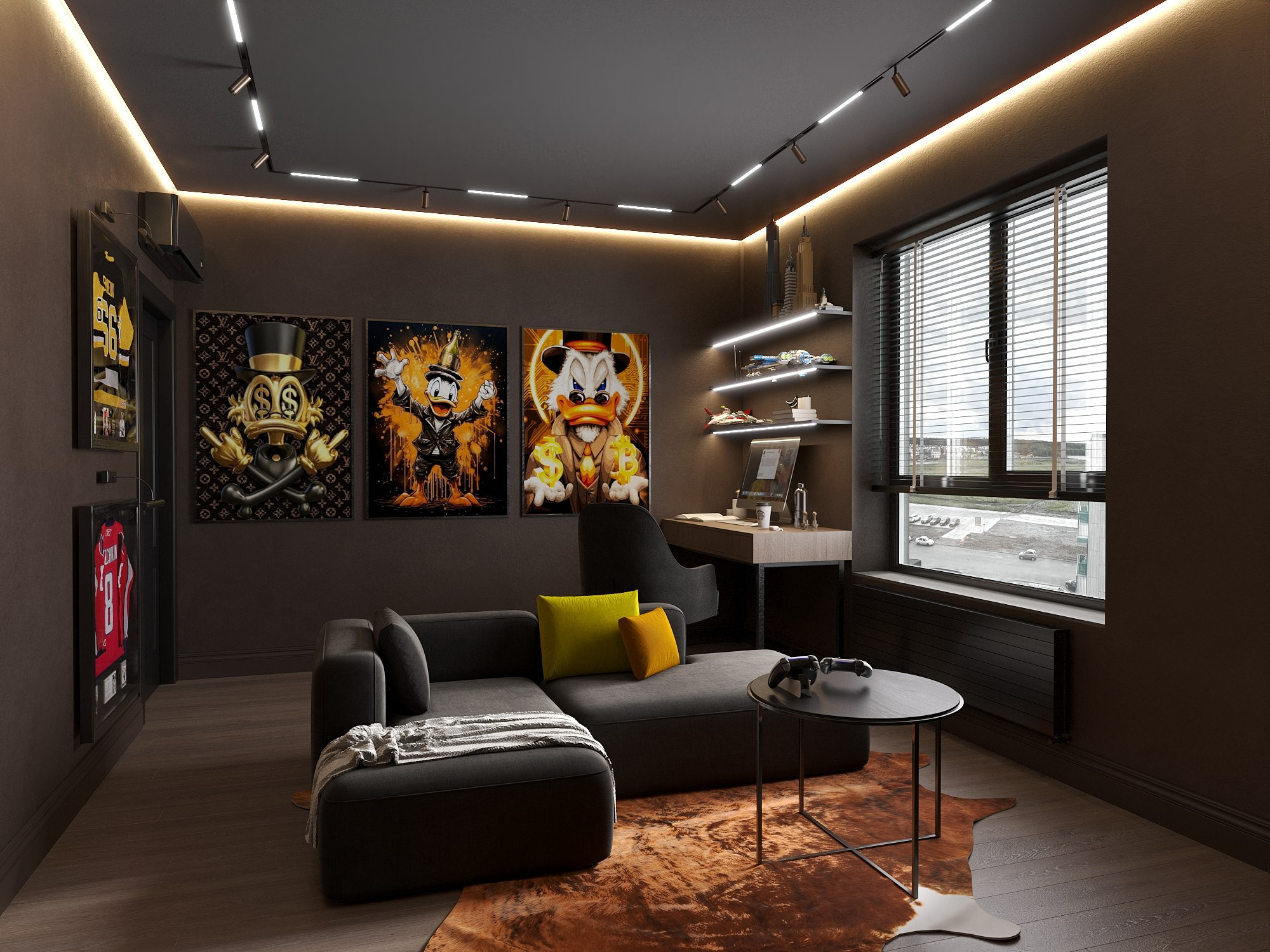 ЖК Хюгге 105 м². БК студия дизайна интерьера