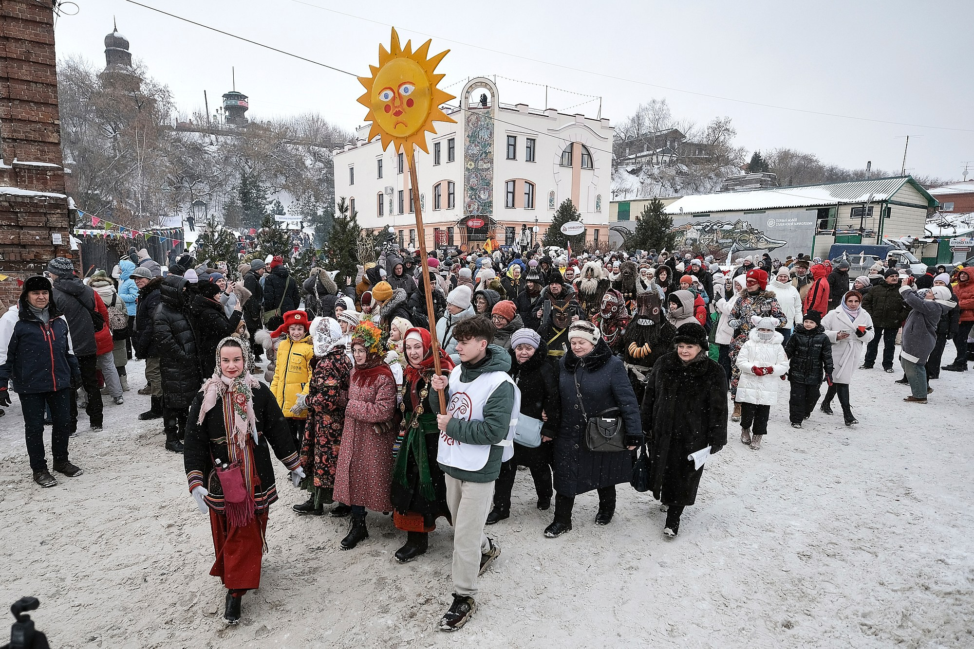 Никита Гольцов фотограф; Колядки; Колядование; Рождество; Репортажный фотограф в Томске;