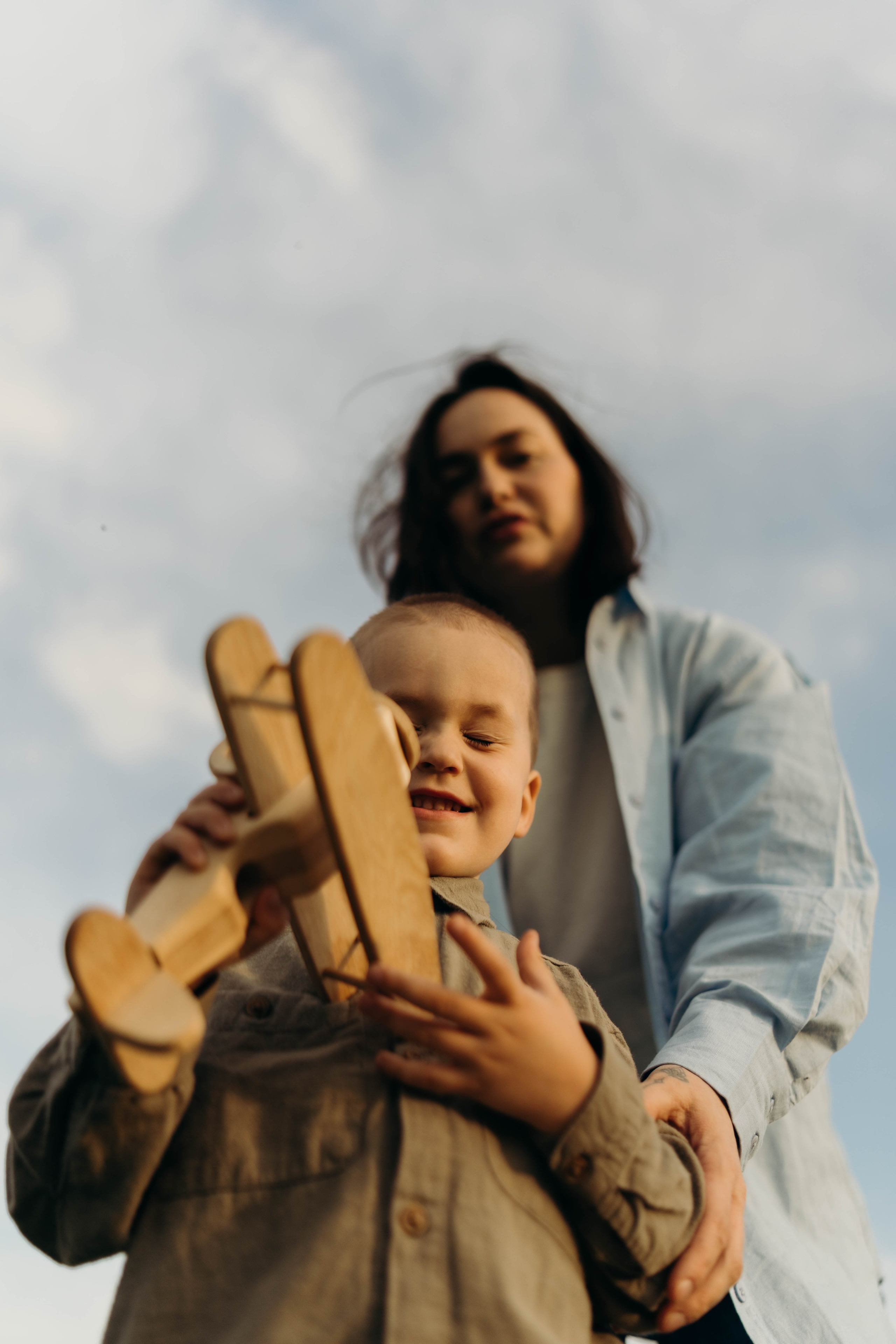 Семейная фотосессия на закате. Семейный и портретный фотограф во Владимире и Суздале