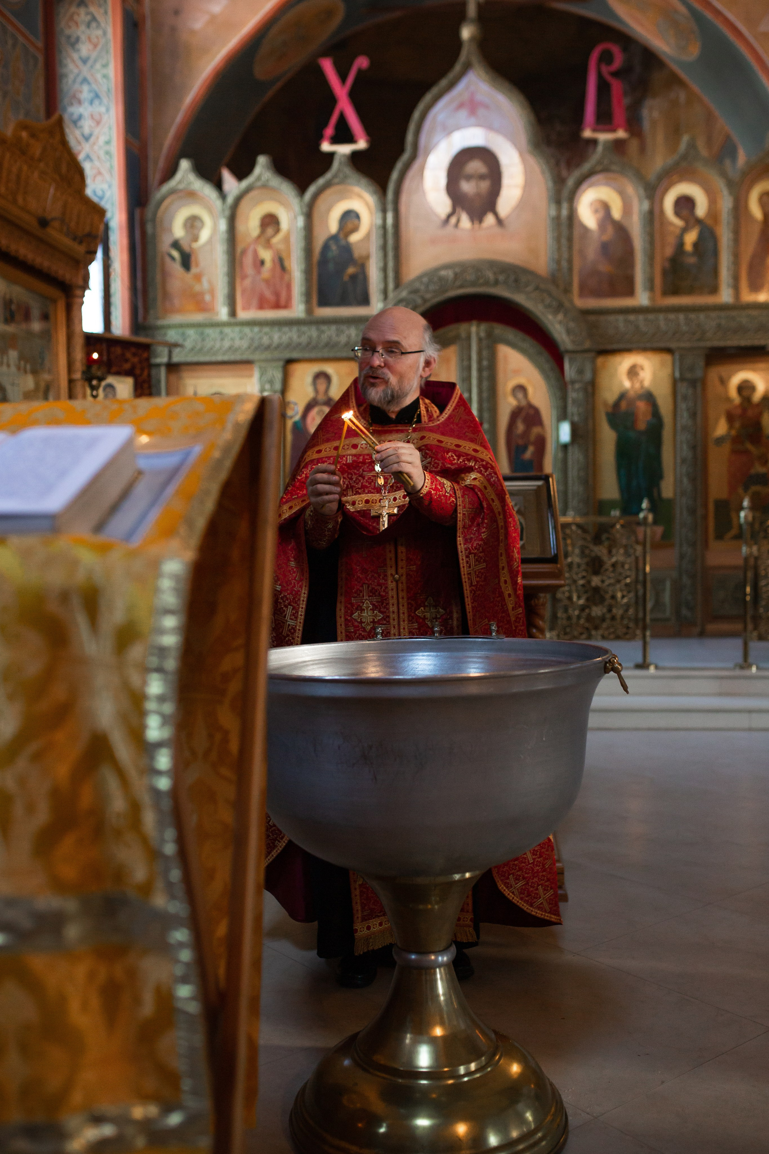 Крещение в храме г. Наро-Фоминск. Фотограф Олеся Бакалина