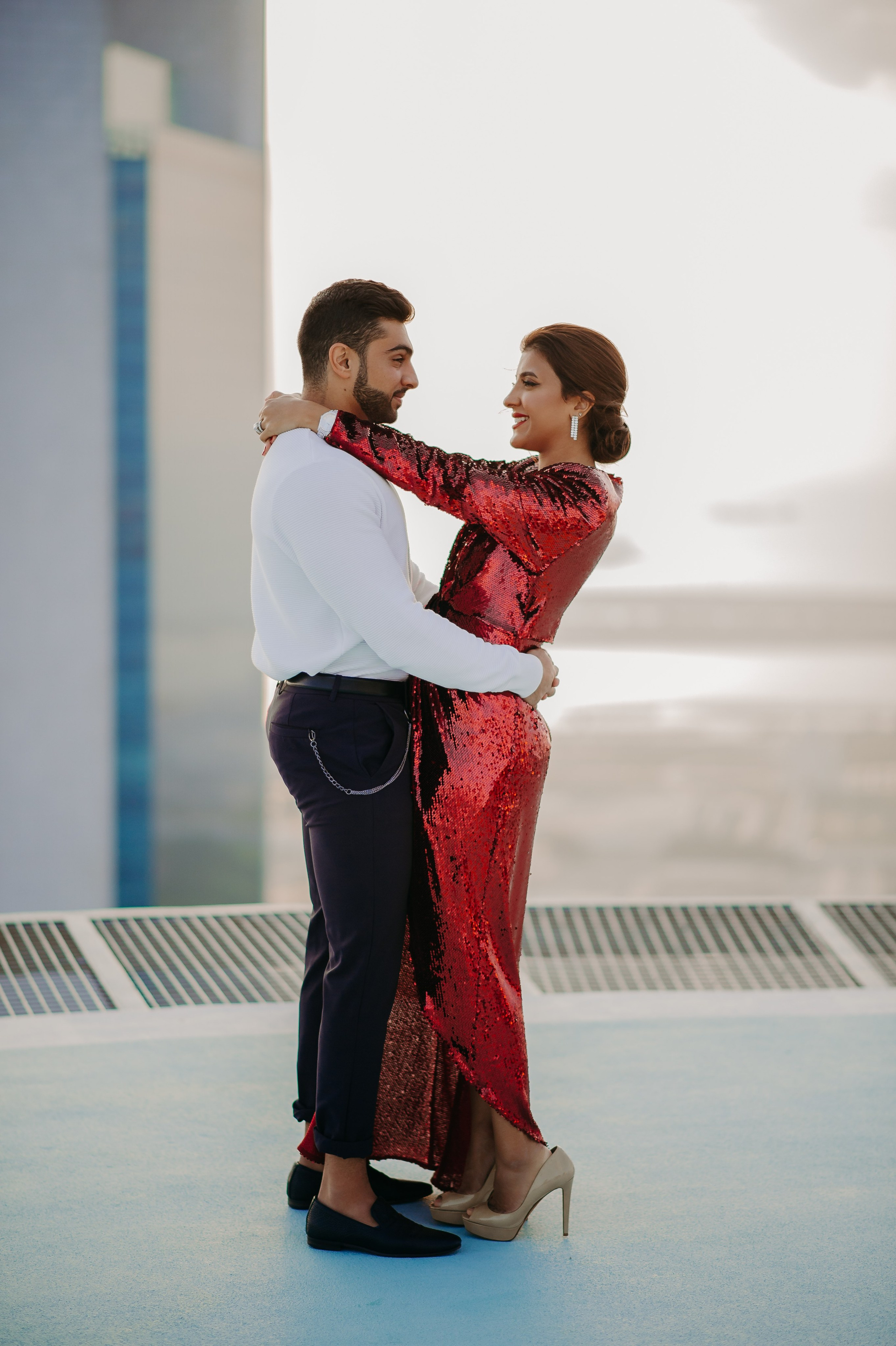 Love Story на высоте (Абу Даби). Фотограф в Москве и Санкт-Петербурге Дарина