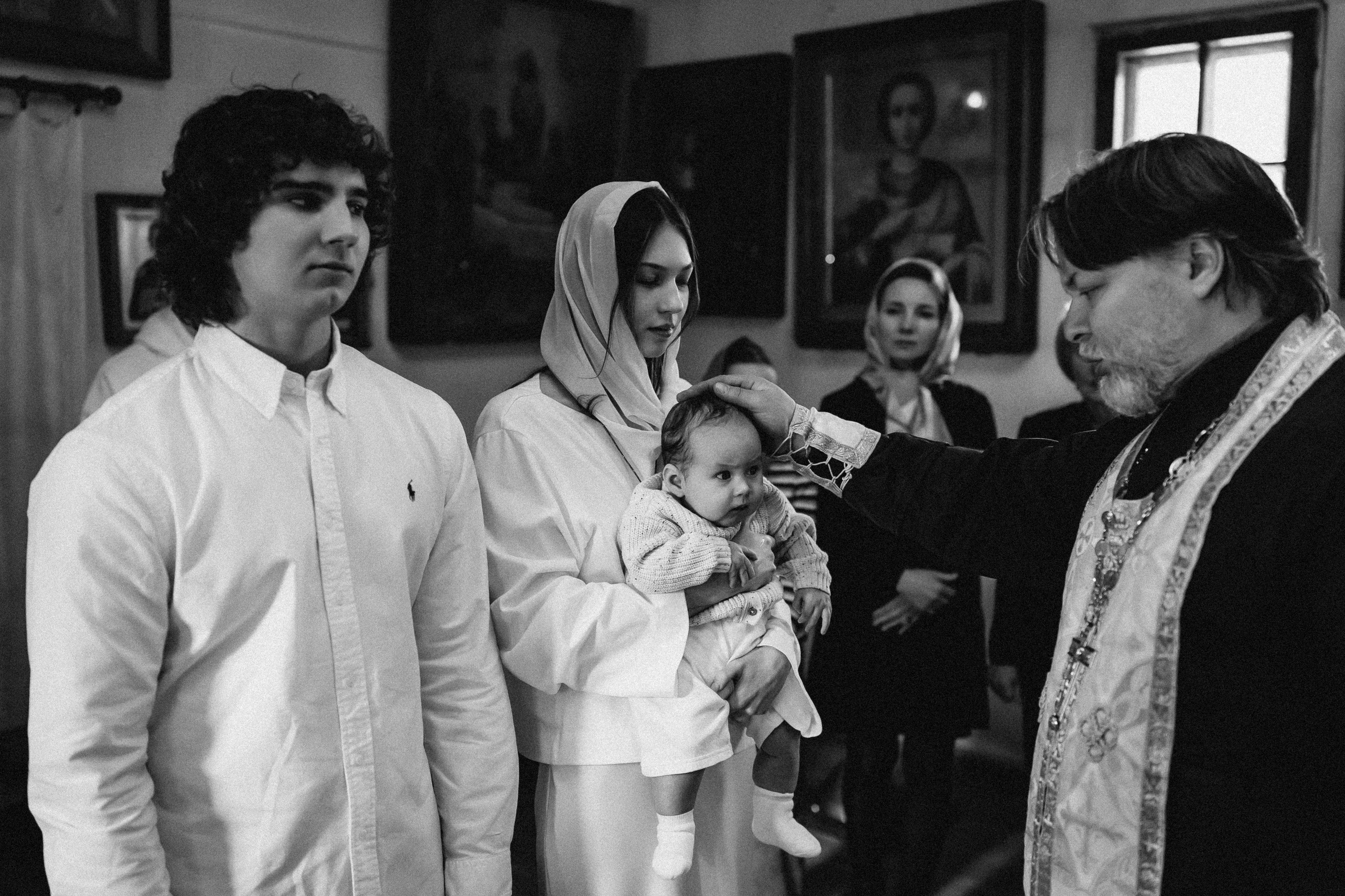 Крещение Артема. Семейный фотограф Минск Усова Ольга