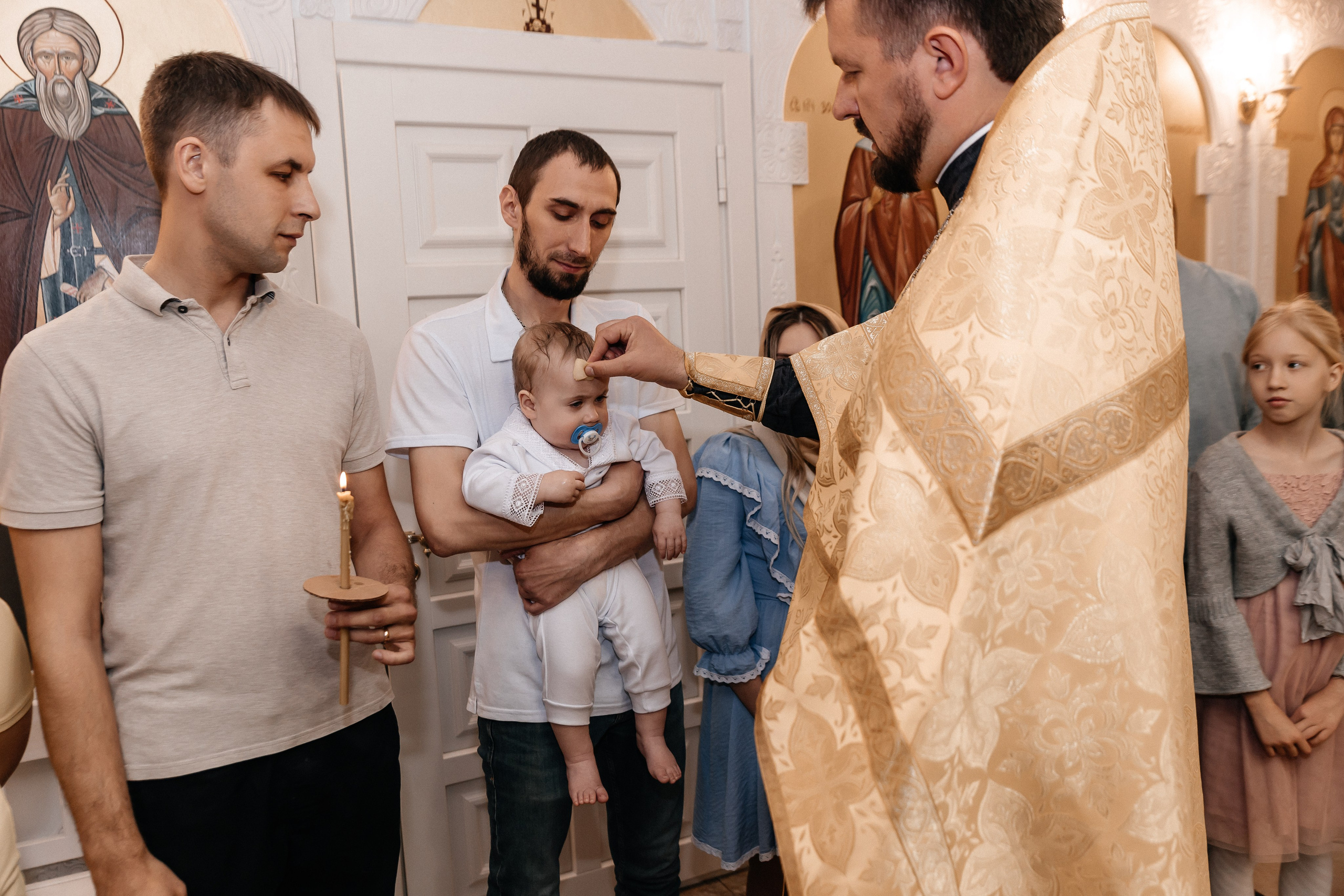 Крещение Влада. Семейный фотограф Минск Усова Ольга