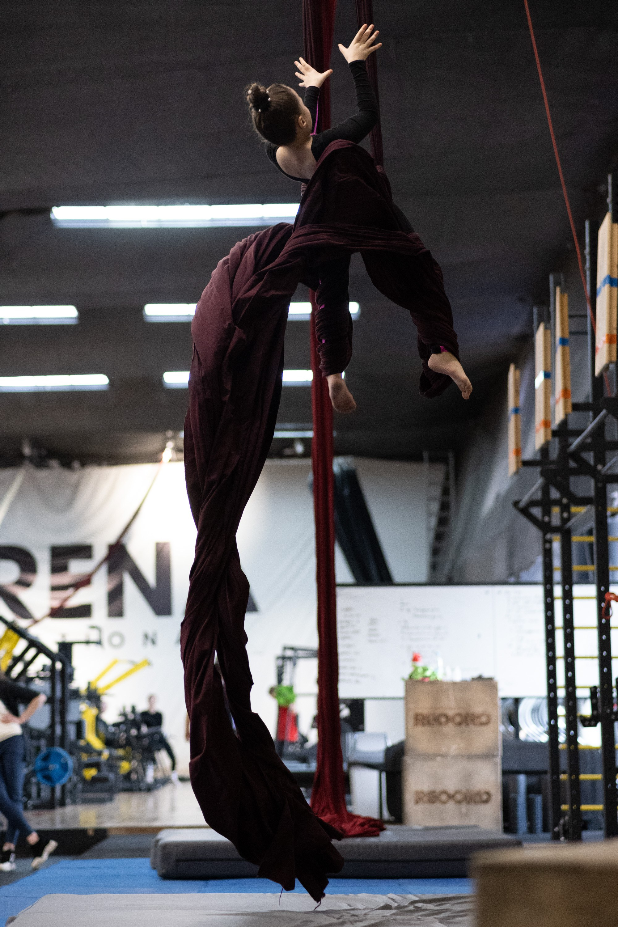 Внутриклубные соревнования по воздушной гимнастике 02.04.23