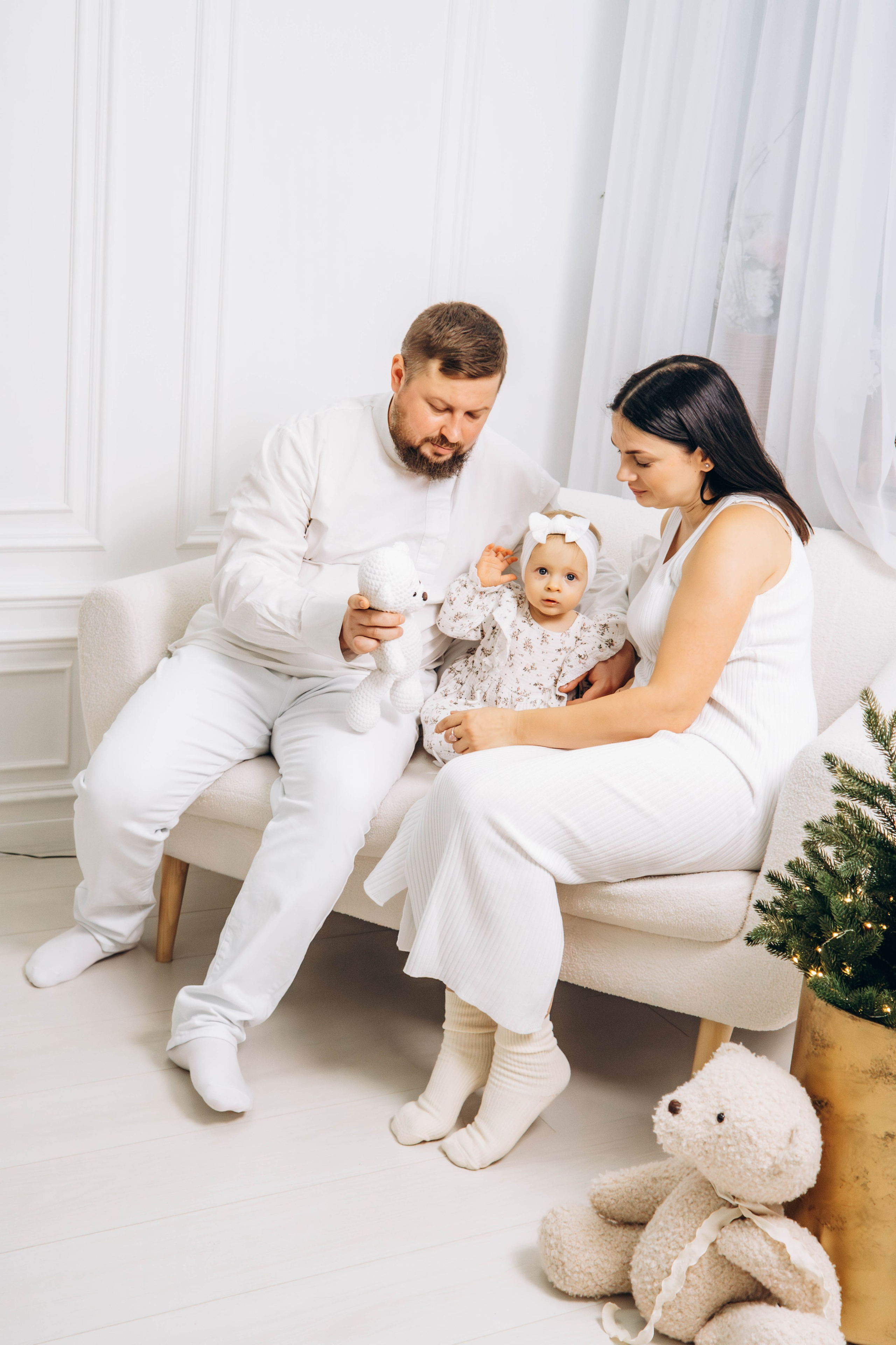 Съемка на годик малышки. Студия «LuLu». Фотограф Москва Валерия Веденина