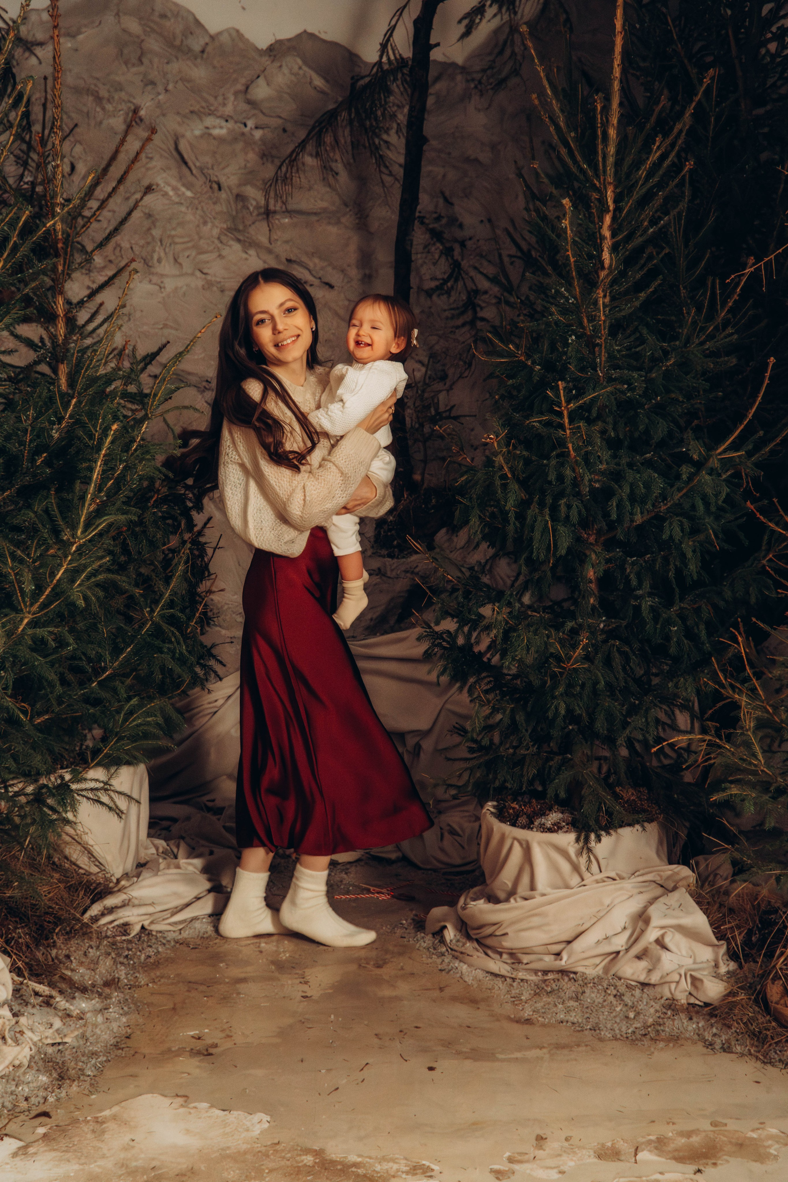 Анастасия и Мира. Студия «Мох». Фотограф Москва Валерия Веденина