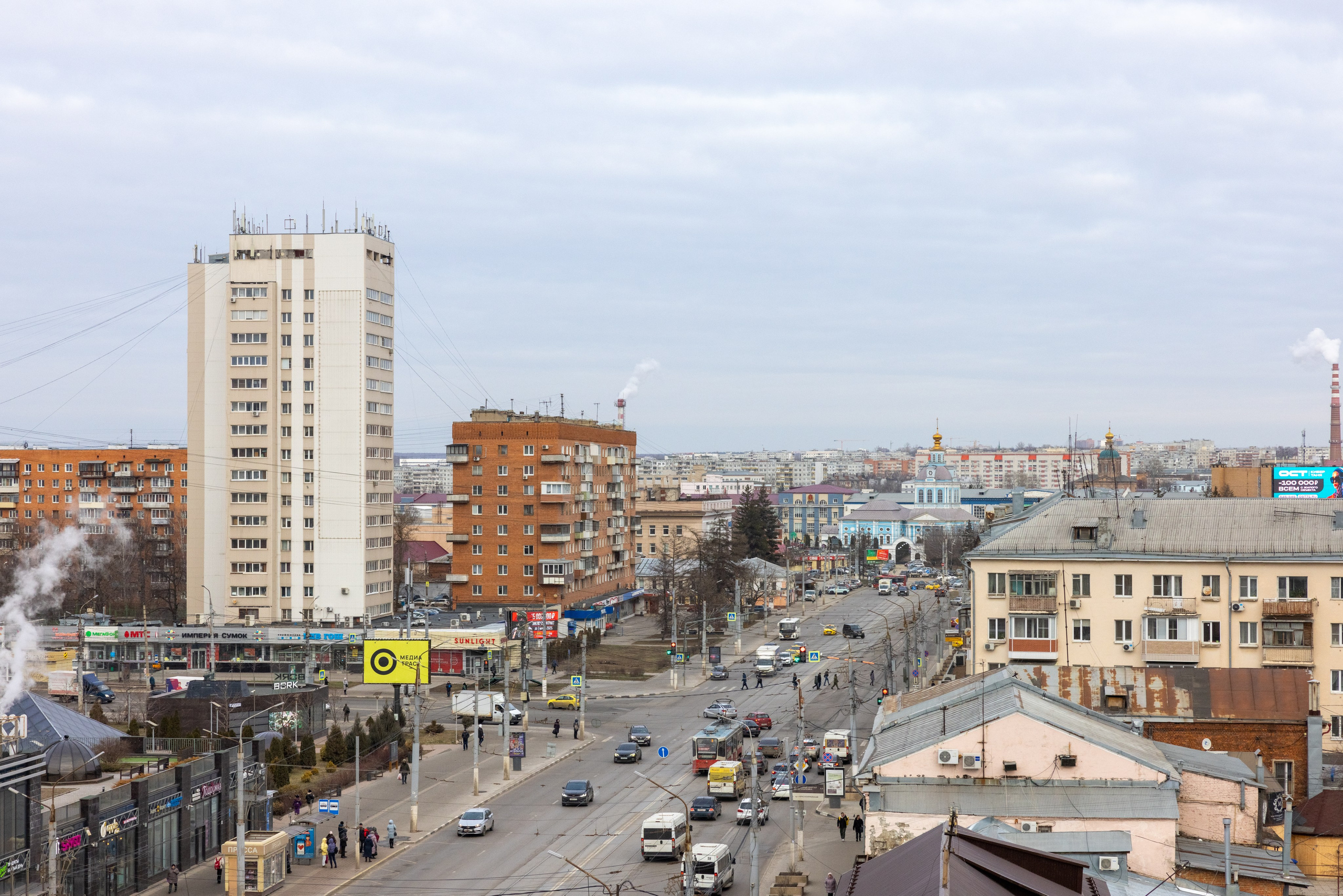 Виды на центр Тулы из СК Рояль. Фотограф в Туле Крупский АнДРей. Фотостудия «КАДР71» в Туле