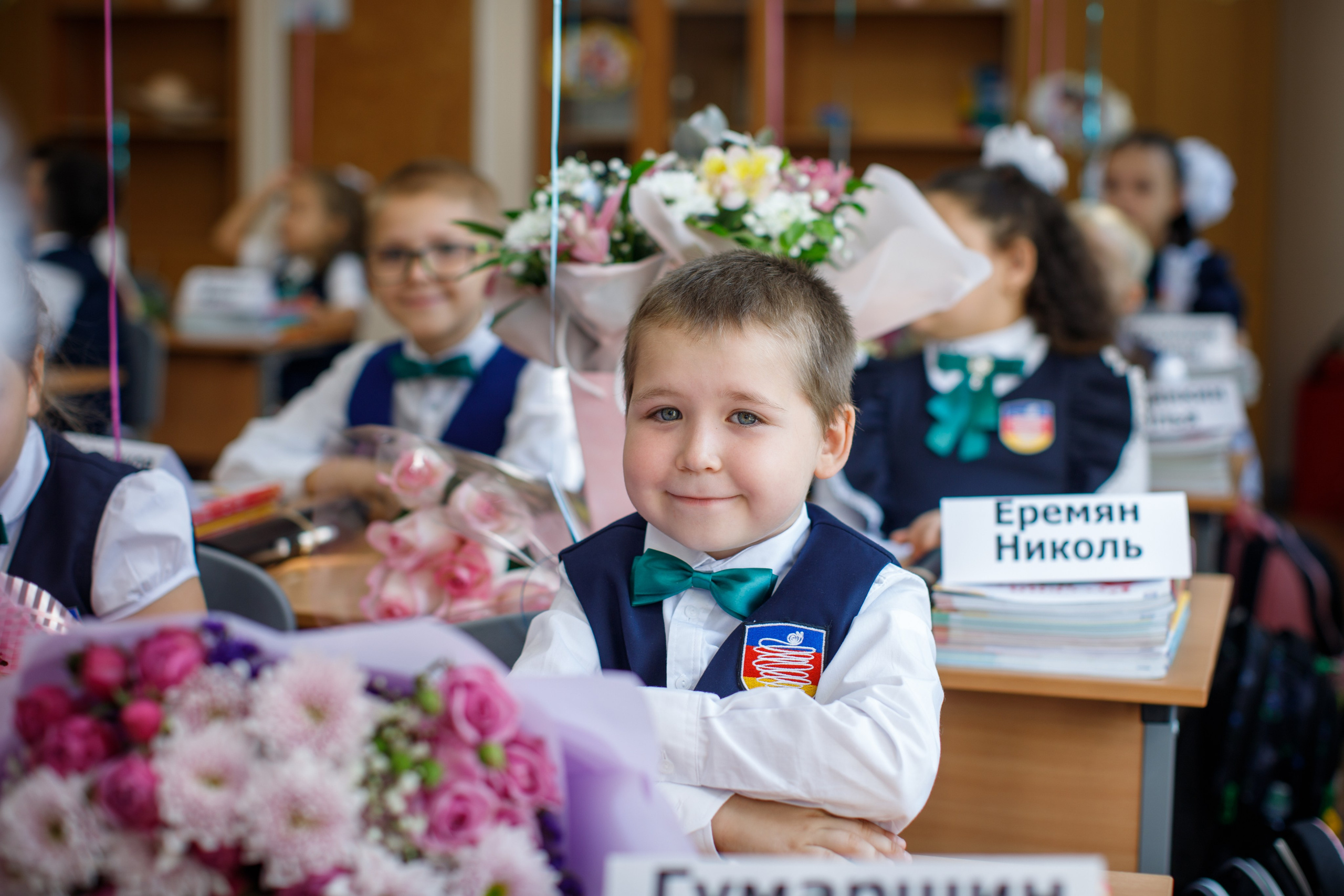 1 сентября / 1 класс / Гимназия № 1558 / г. Москва. Детский и семейный фотограф Мария Киселёва. Москва