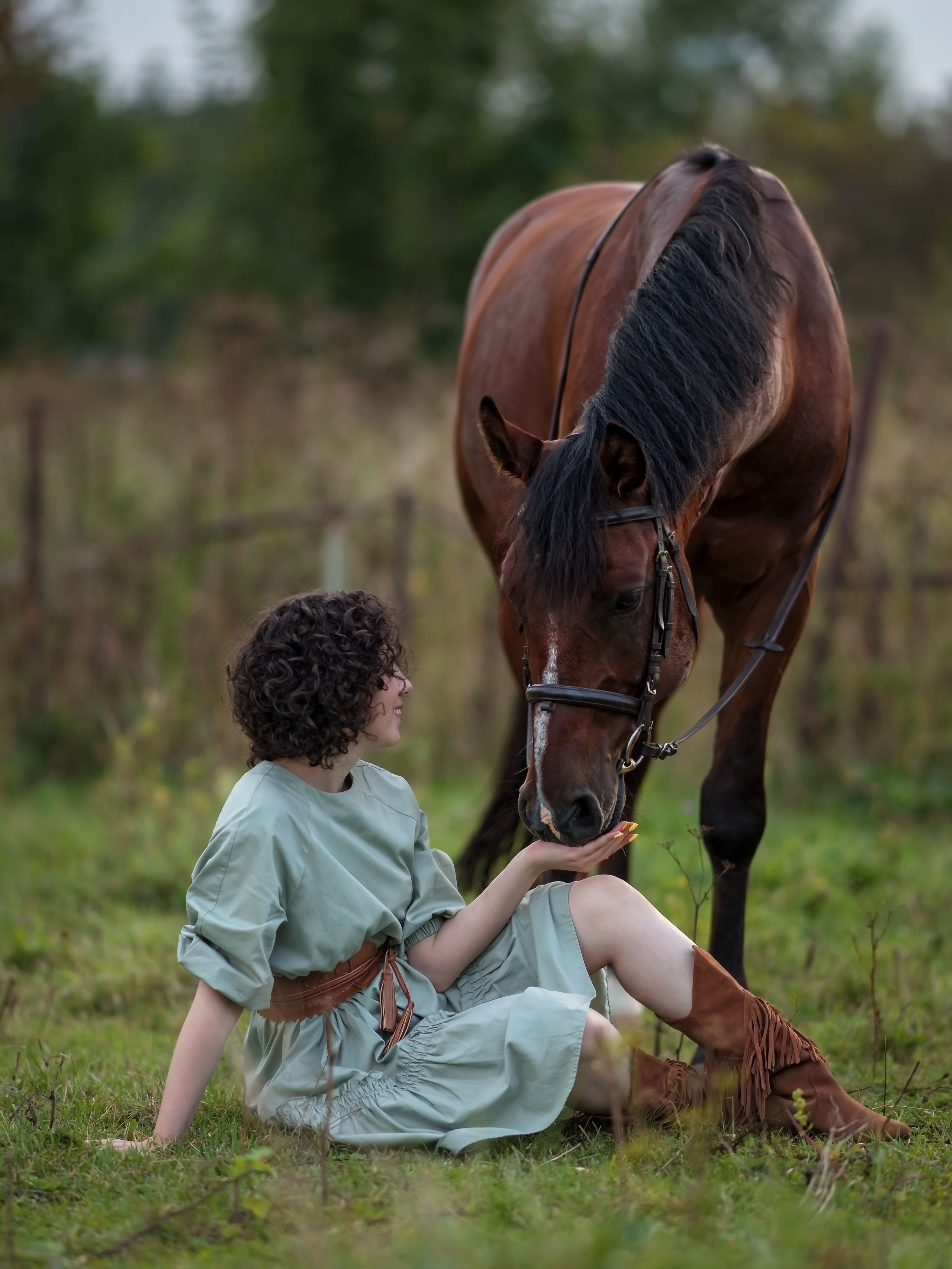 Конная фото прогулка Троицк москва