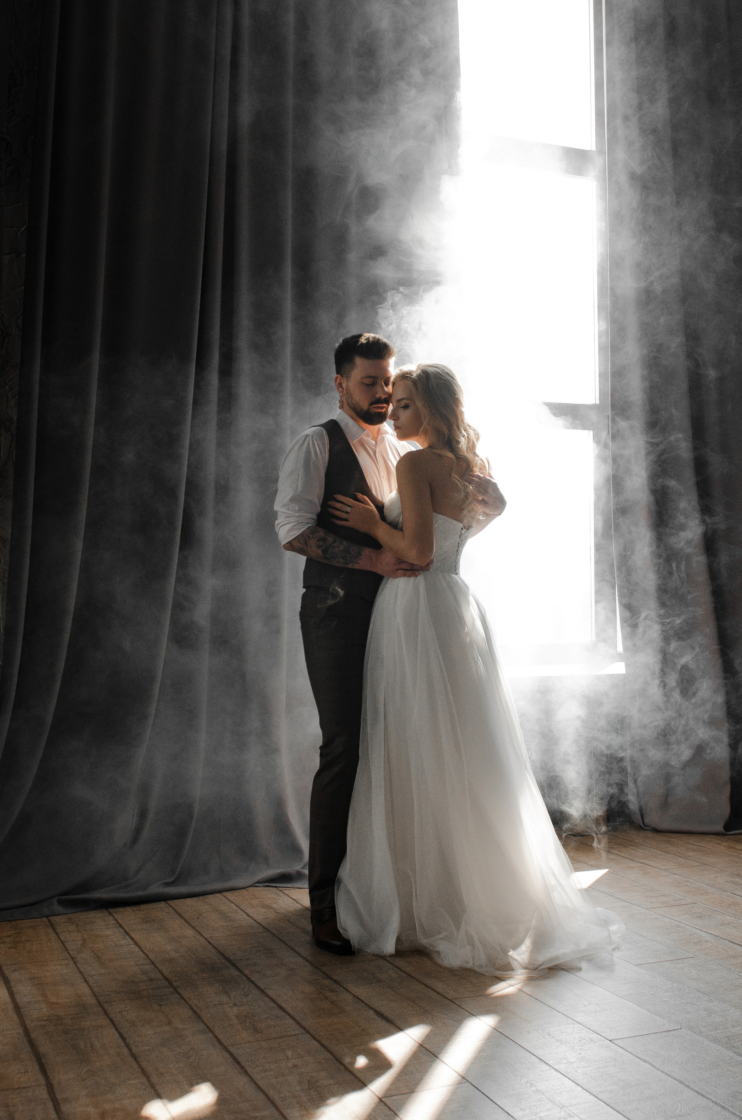 фотосессия с дымом свадебная кемерово