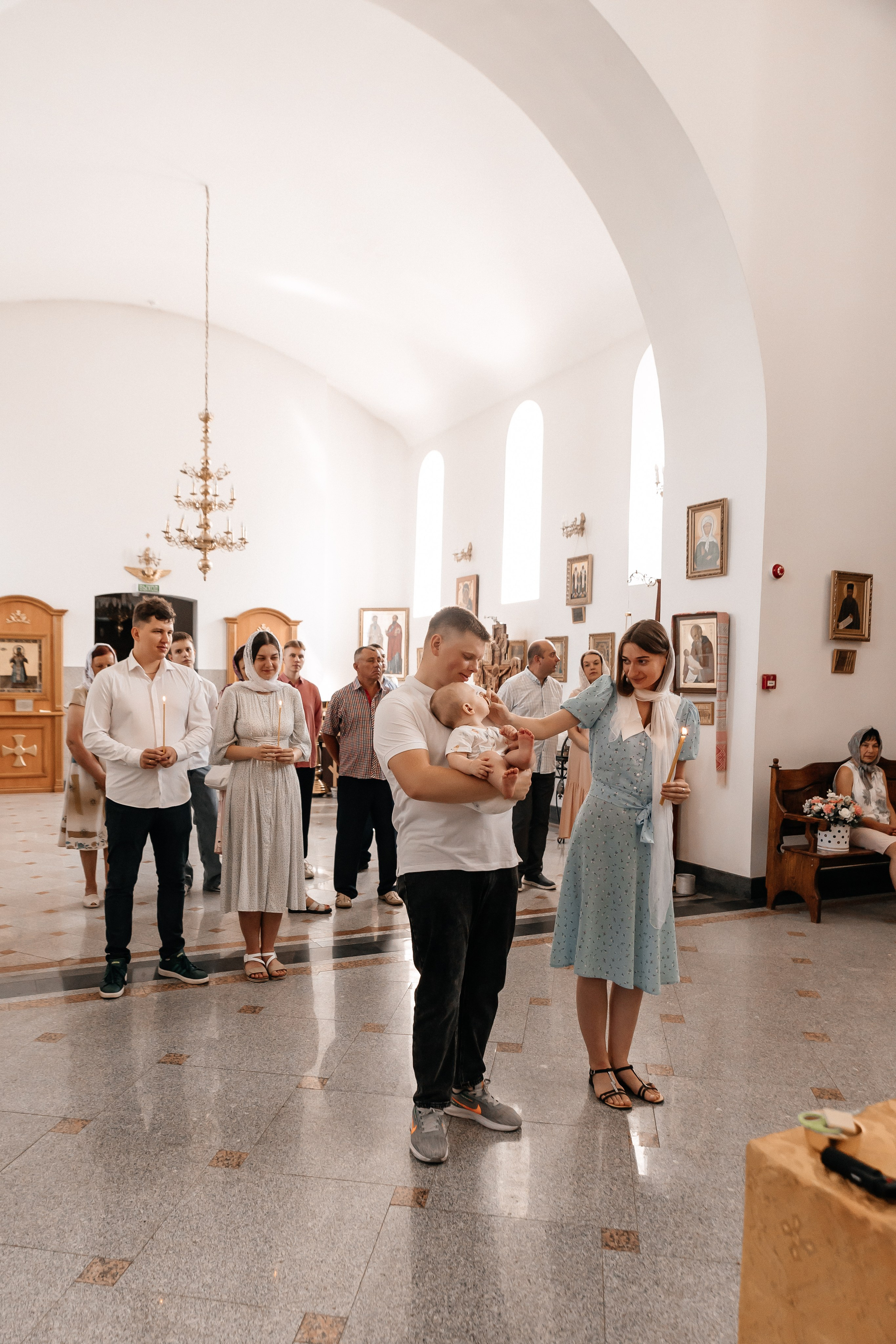 Крещение Роберта. Семейный фотограф Минск Усова Ольга