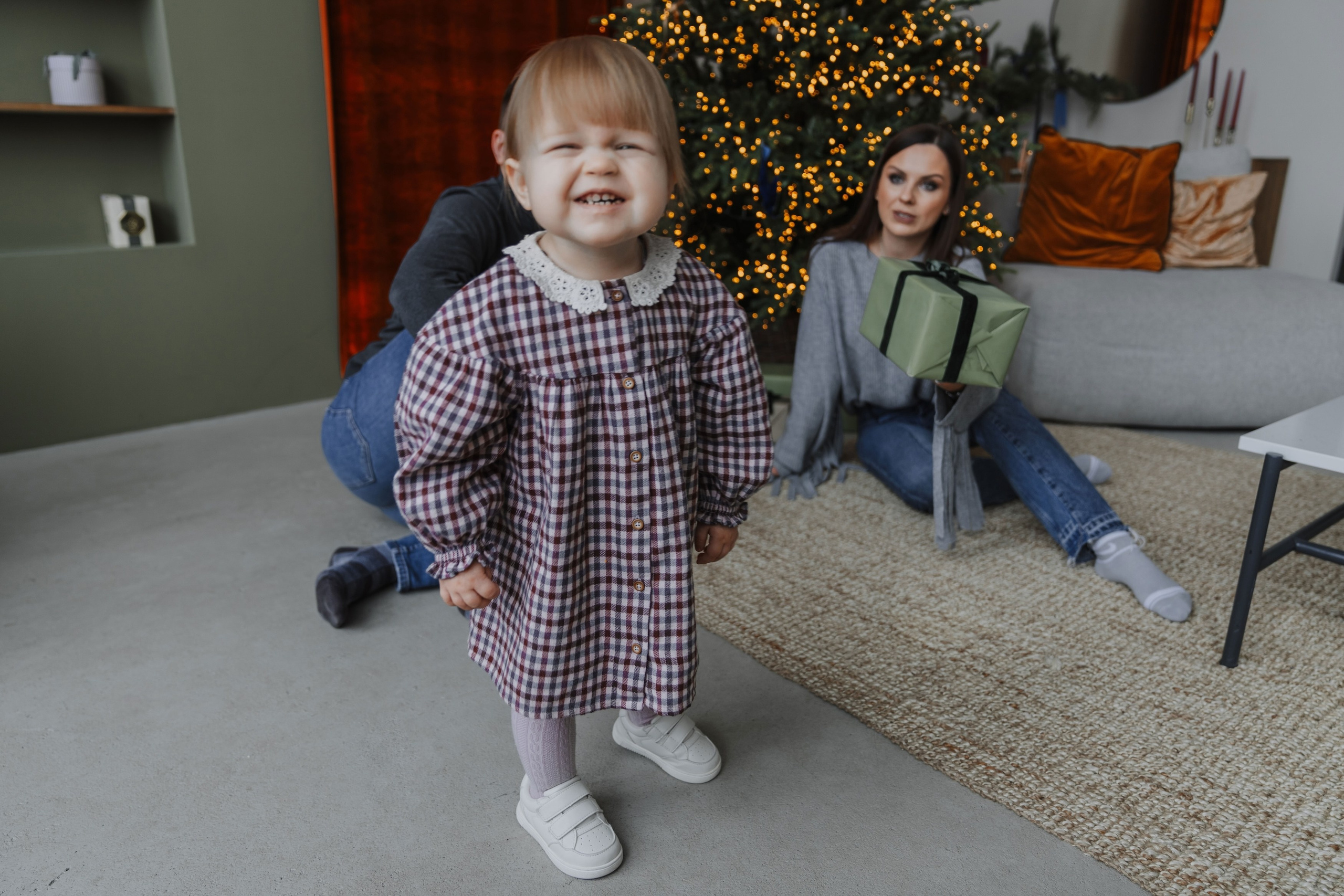 Michail, Ekaterina and Masha. Christmas. Minsk. Olga Modjaro