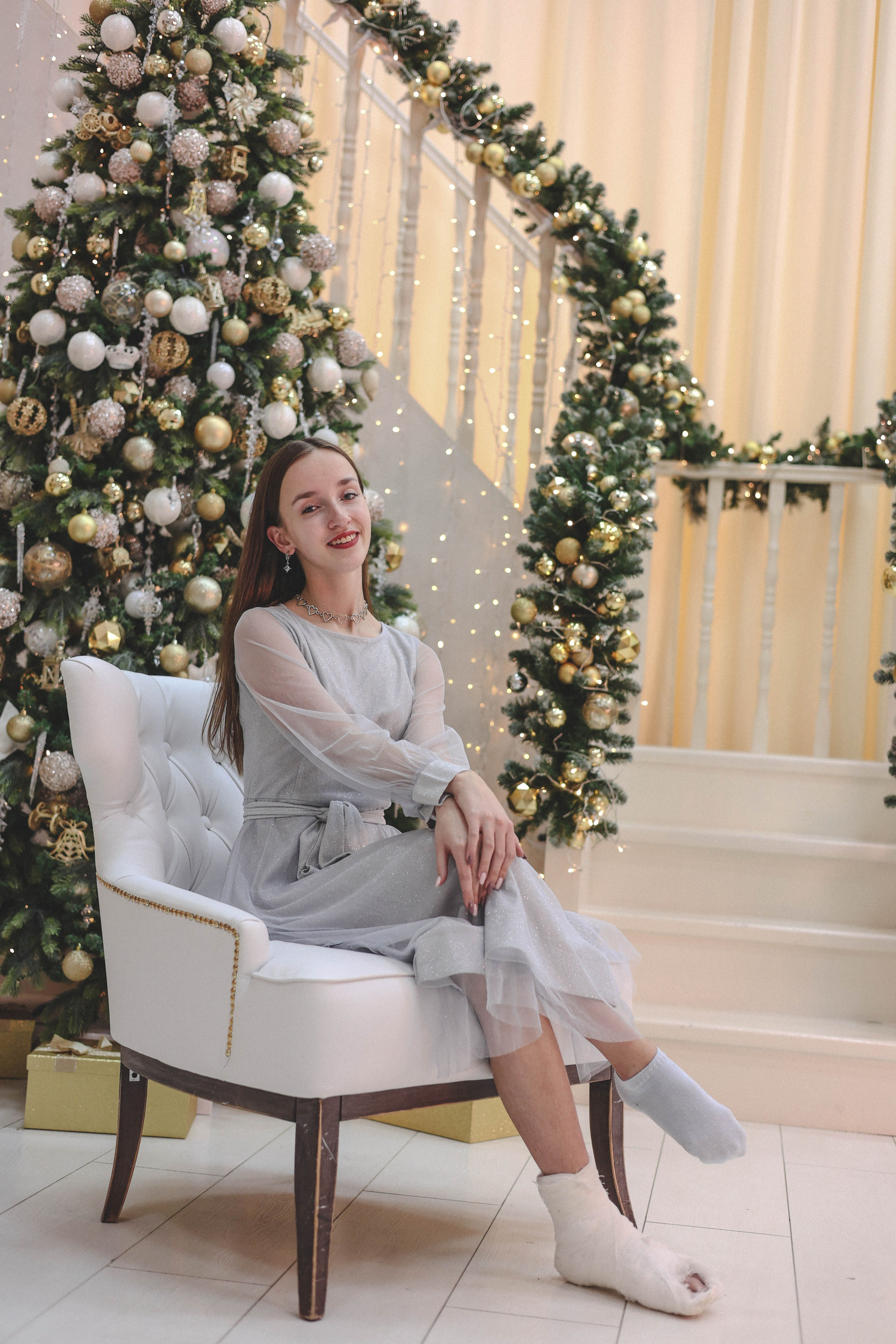 Новогодняя история «Ирина и ее семья». Фотограф в Москве Анастасия Калинина