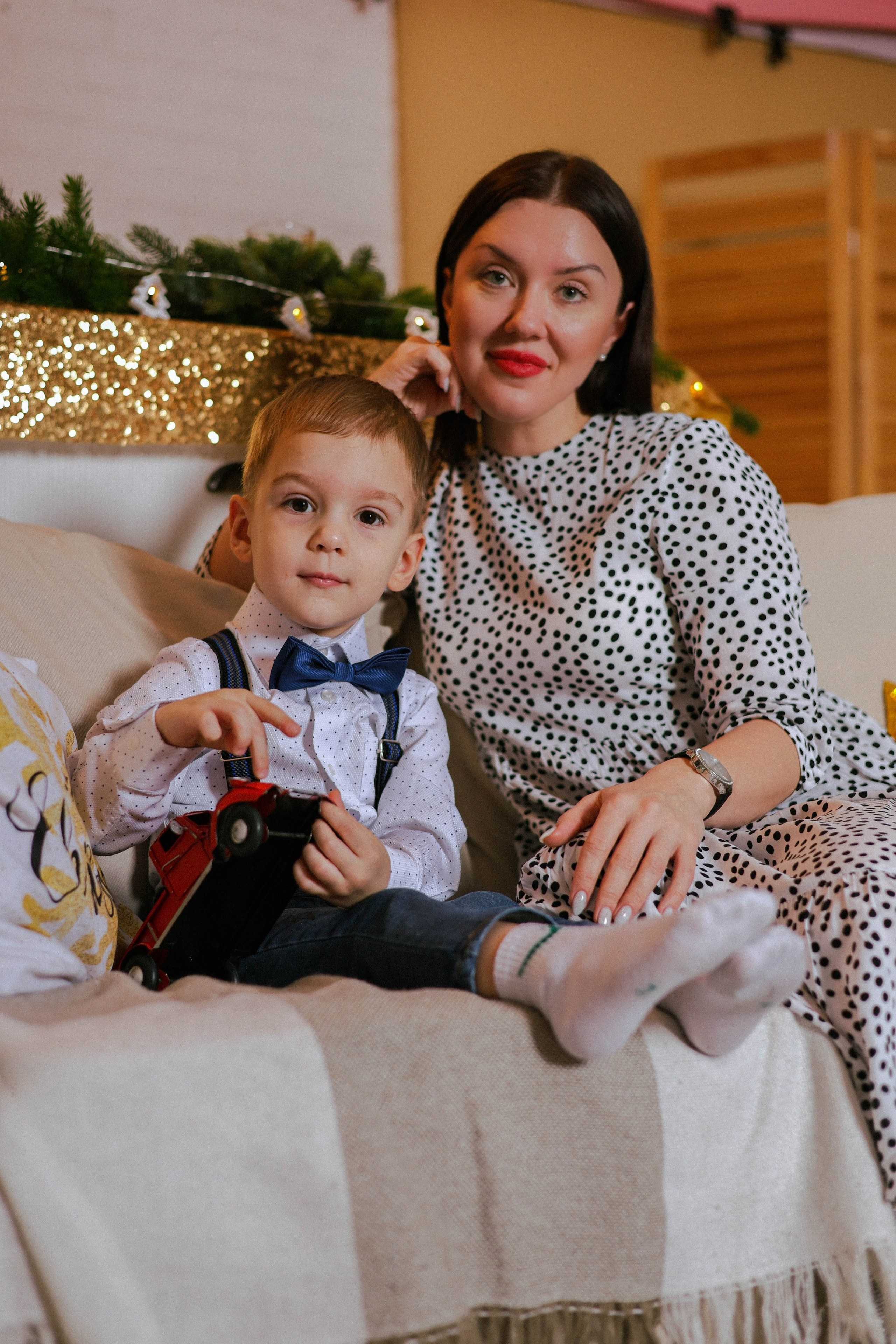 Новогодняя история «Мария и ее семья». Фотограф в Москве Анастасия Калинина