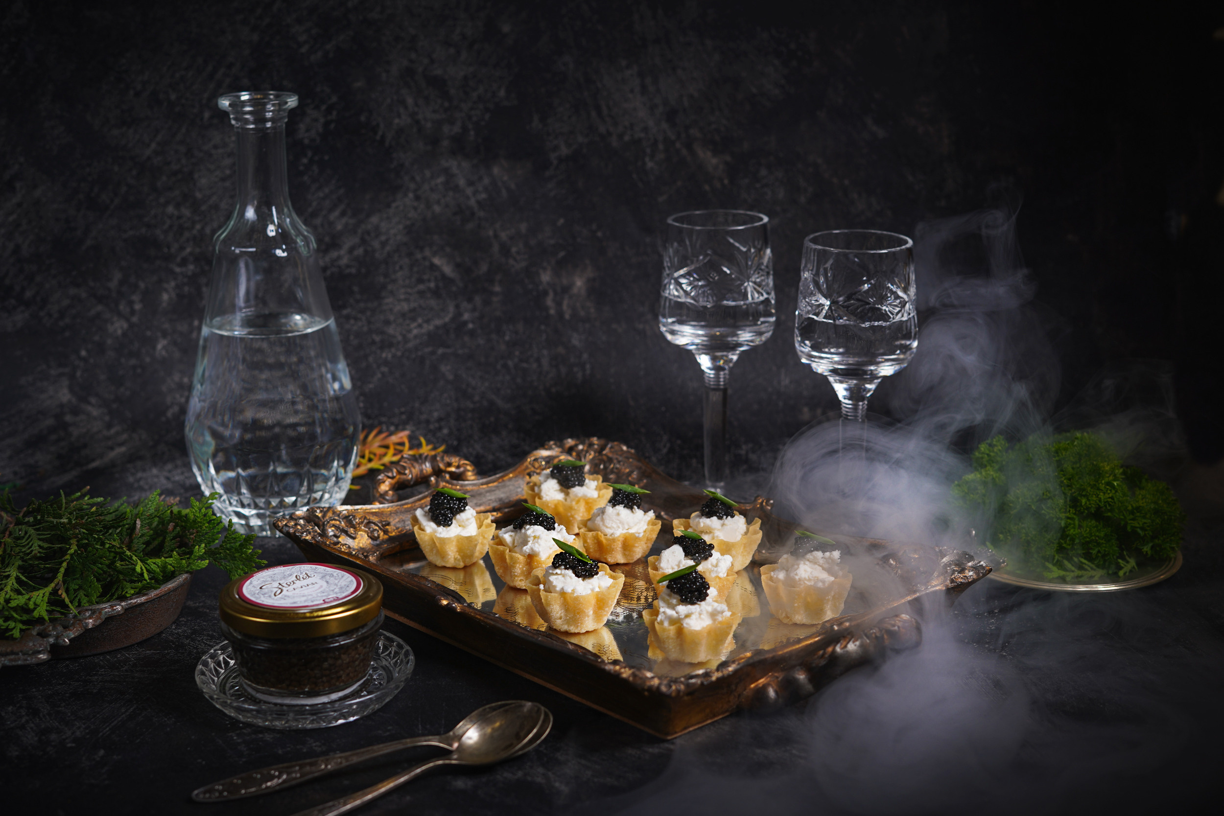 Черная икра. Фуд фотограф и фуд стилист в Ростове-на-Дону