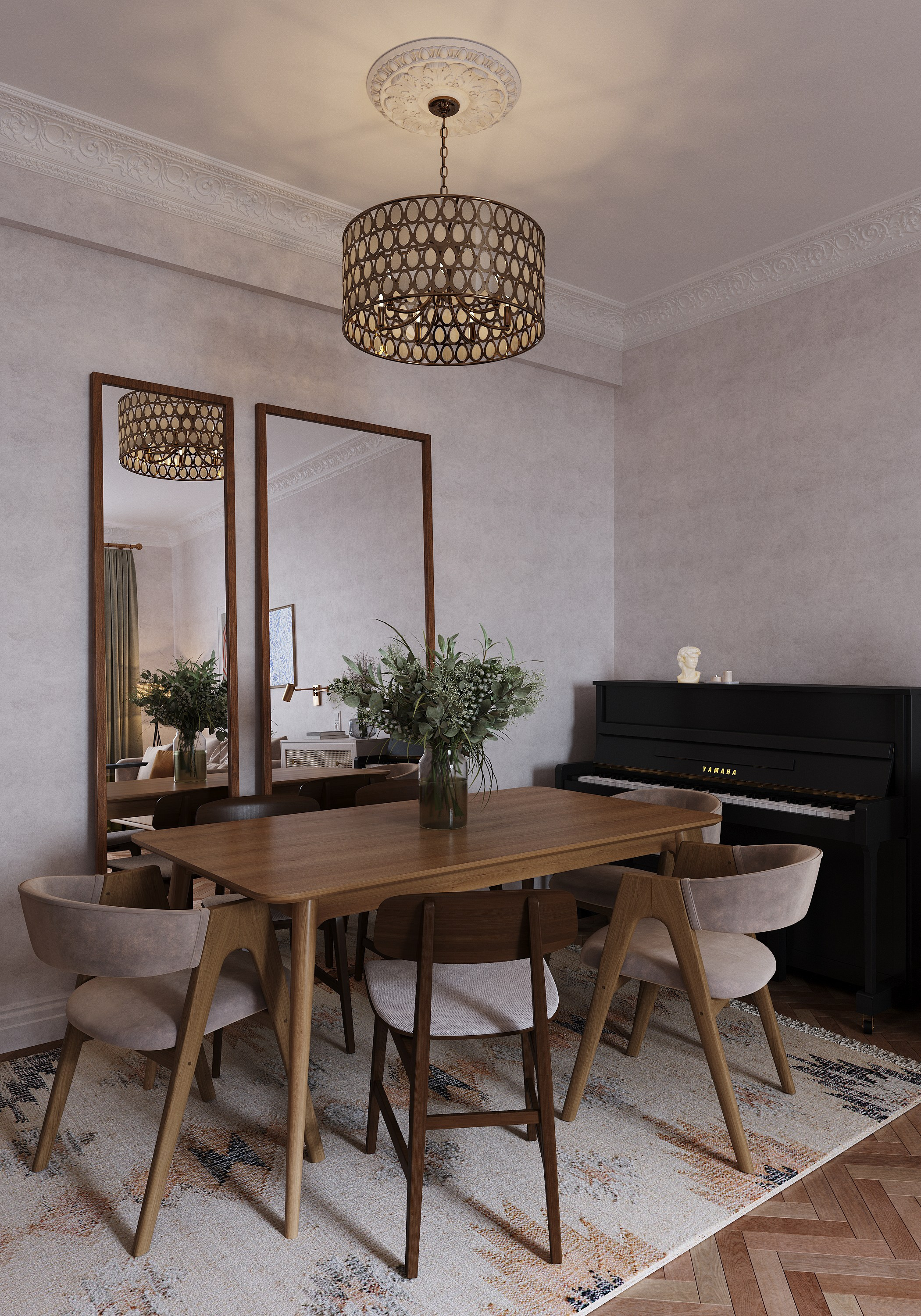 ДП Маяковский. 3D визуализация интерьера