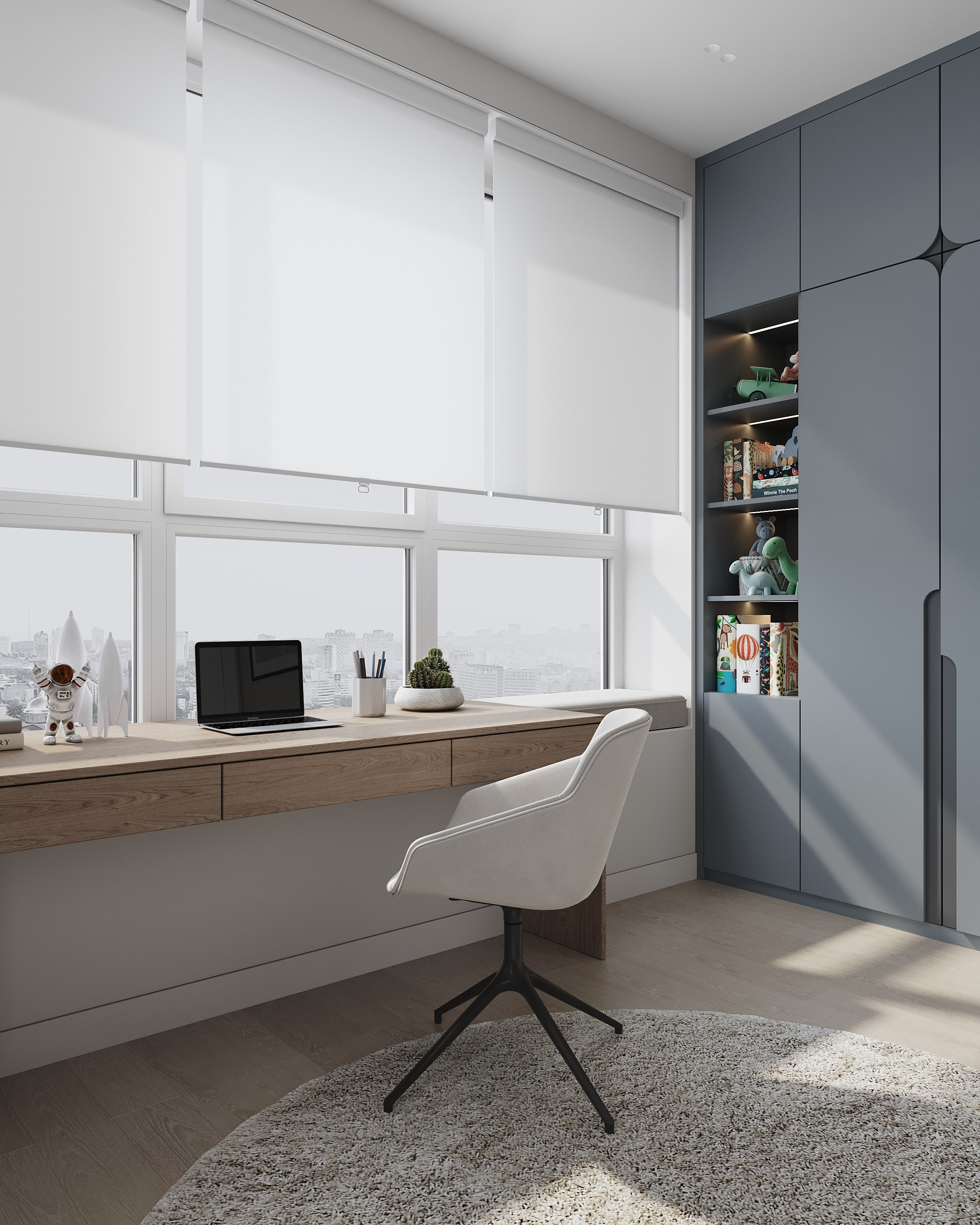 ЖК «Аль-Фараби 27», 73 м². Room Design Studio