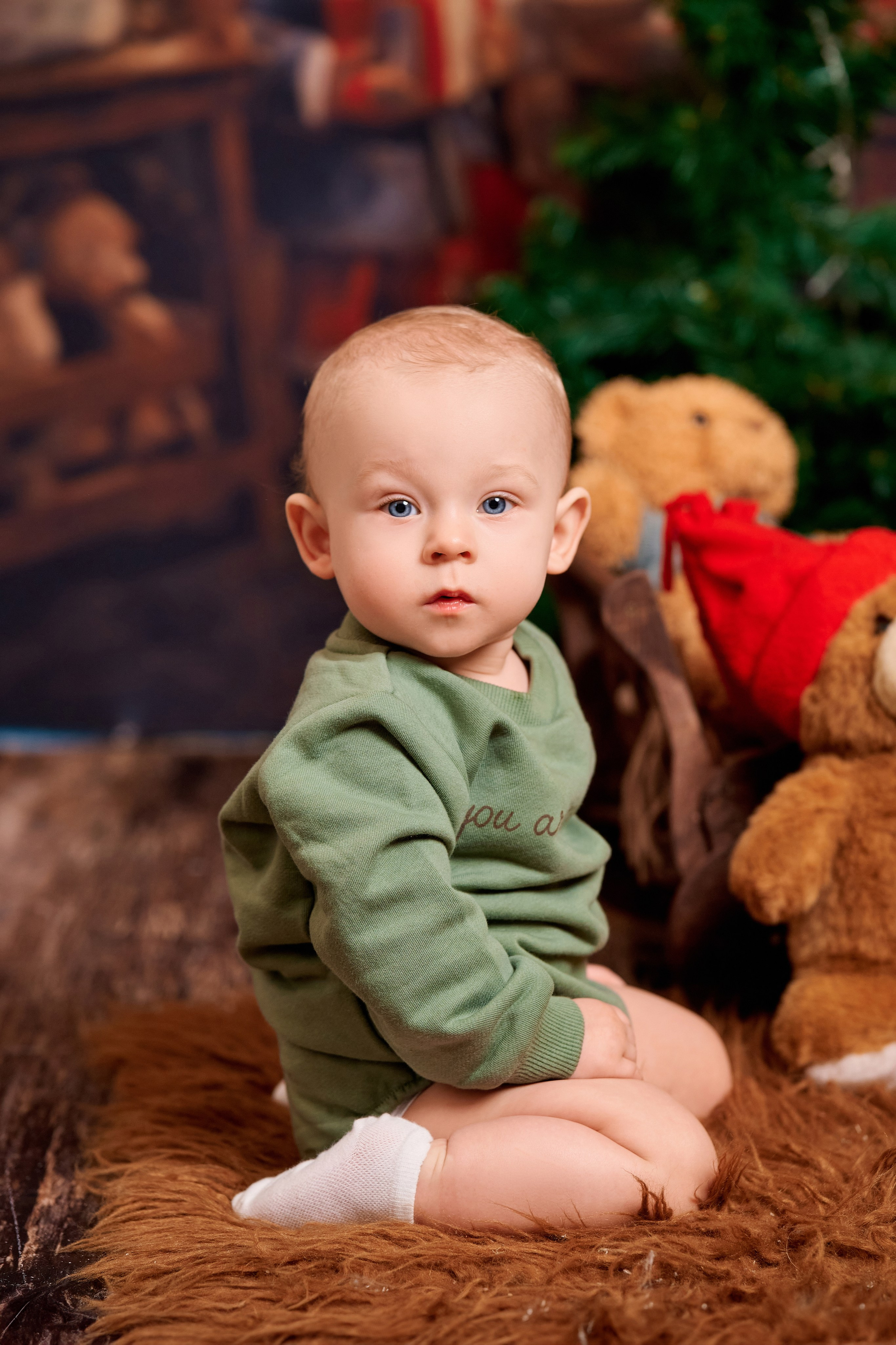 Семейная новогодняя фотосессия. Студия Pion. Фотограф Таганрог Анна Трайжон