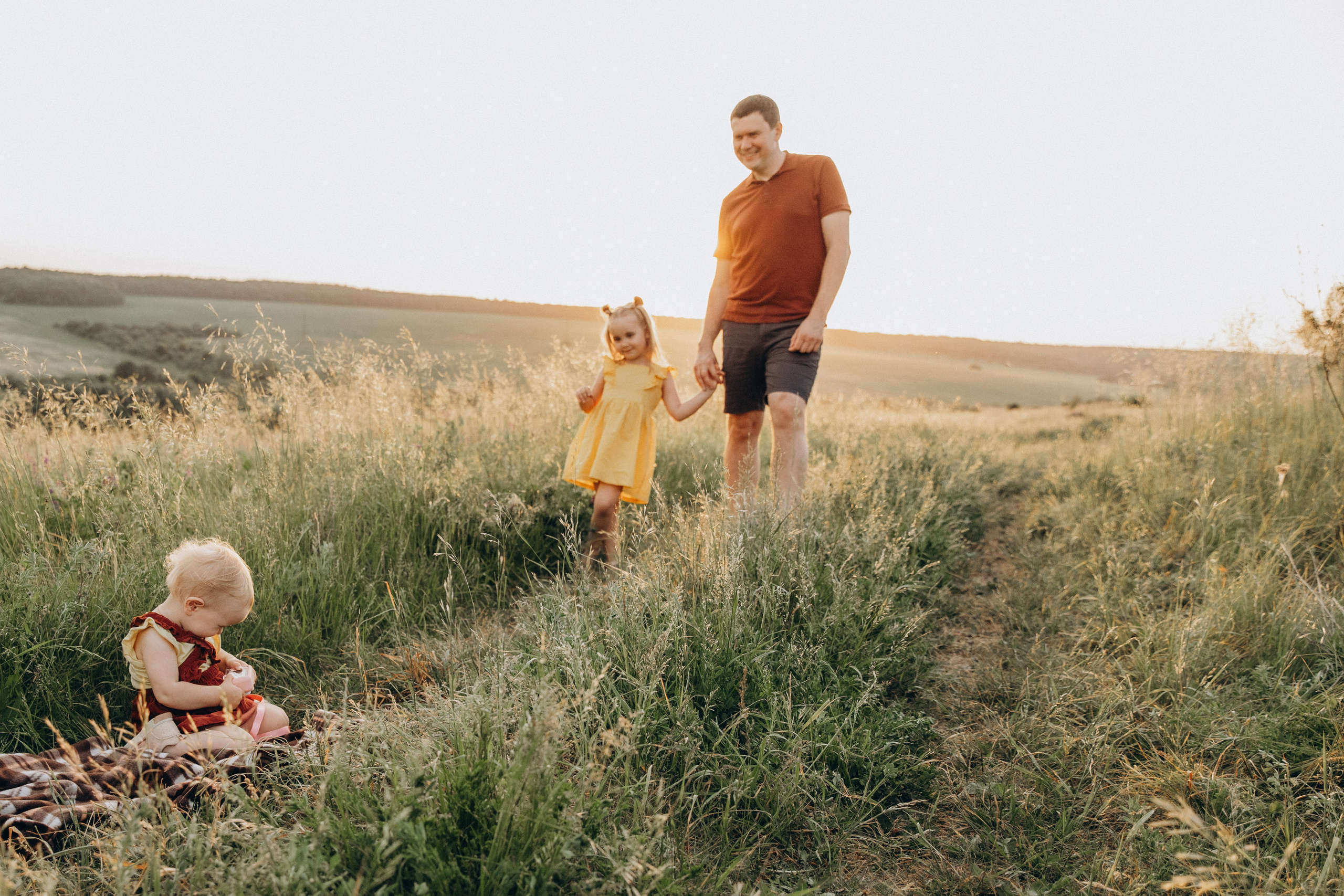 Папа и дочки. Семейный фотограф документалист в Пензе Лопатинская Татья