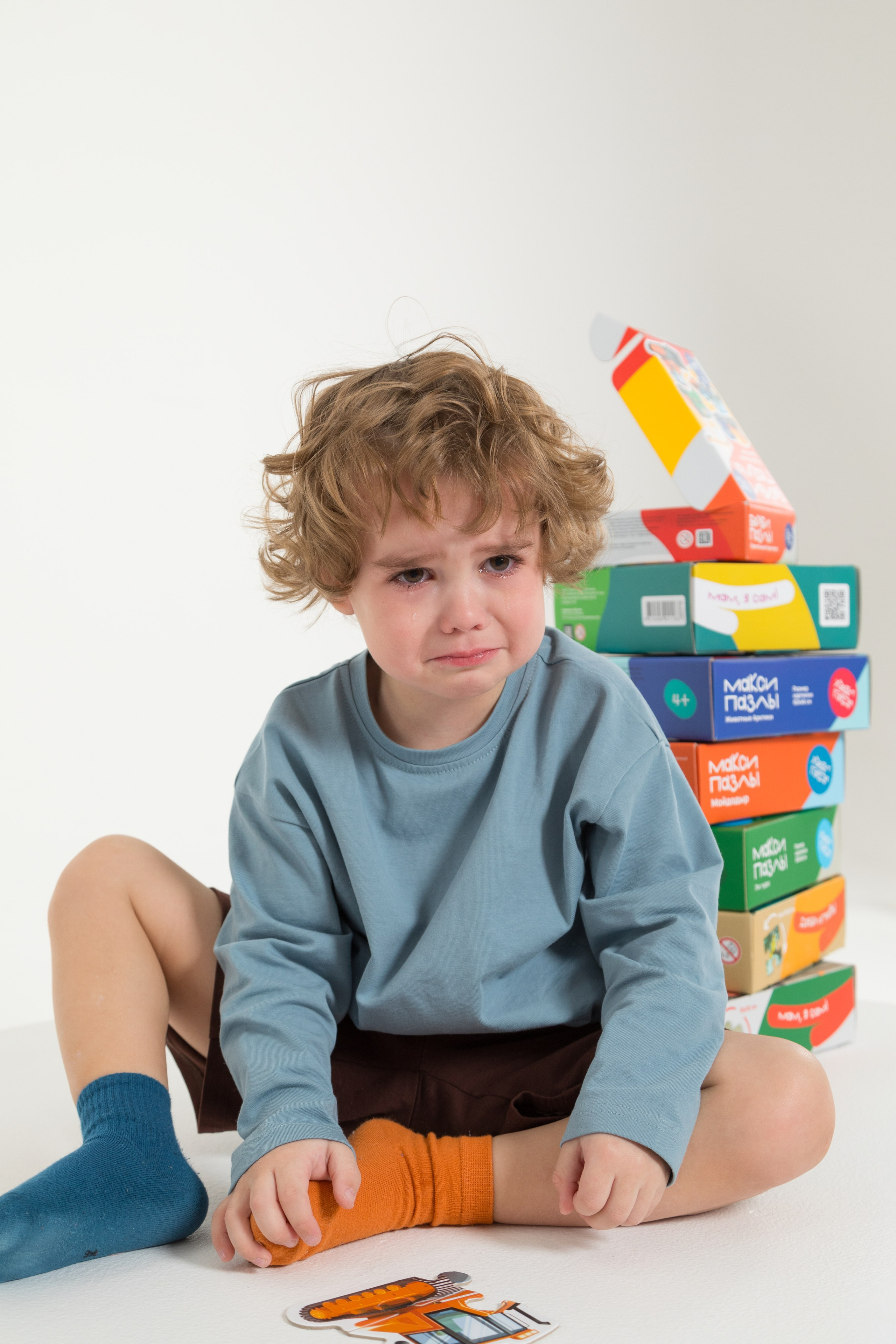Имиджевая и каталожная съёмка для бренда детских пазлов. Детский и контент фотограф Надя Волкова Санкт-Петербург