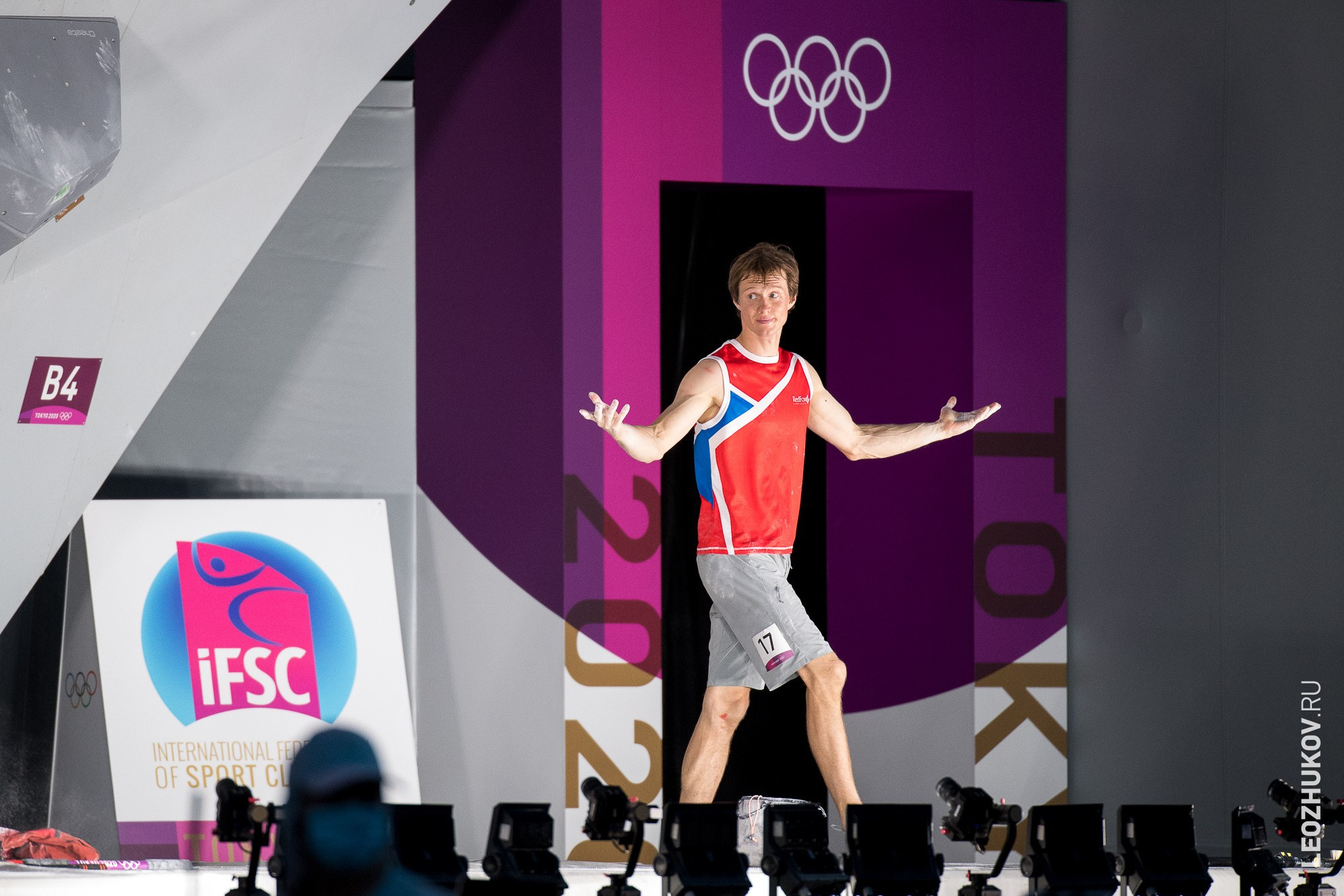 Tokyo-2020 Olympic games. Sports photographer Leonid Zhukov