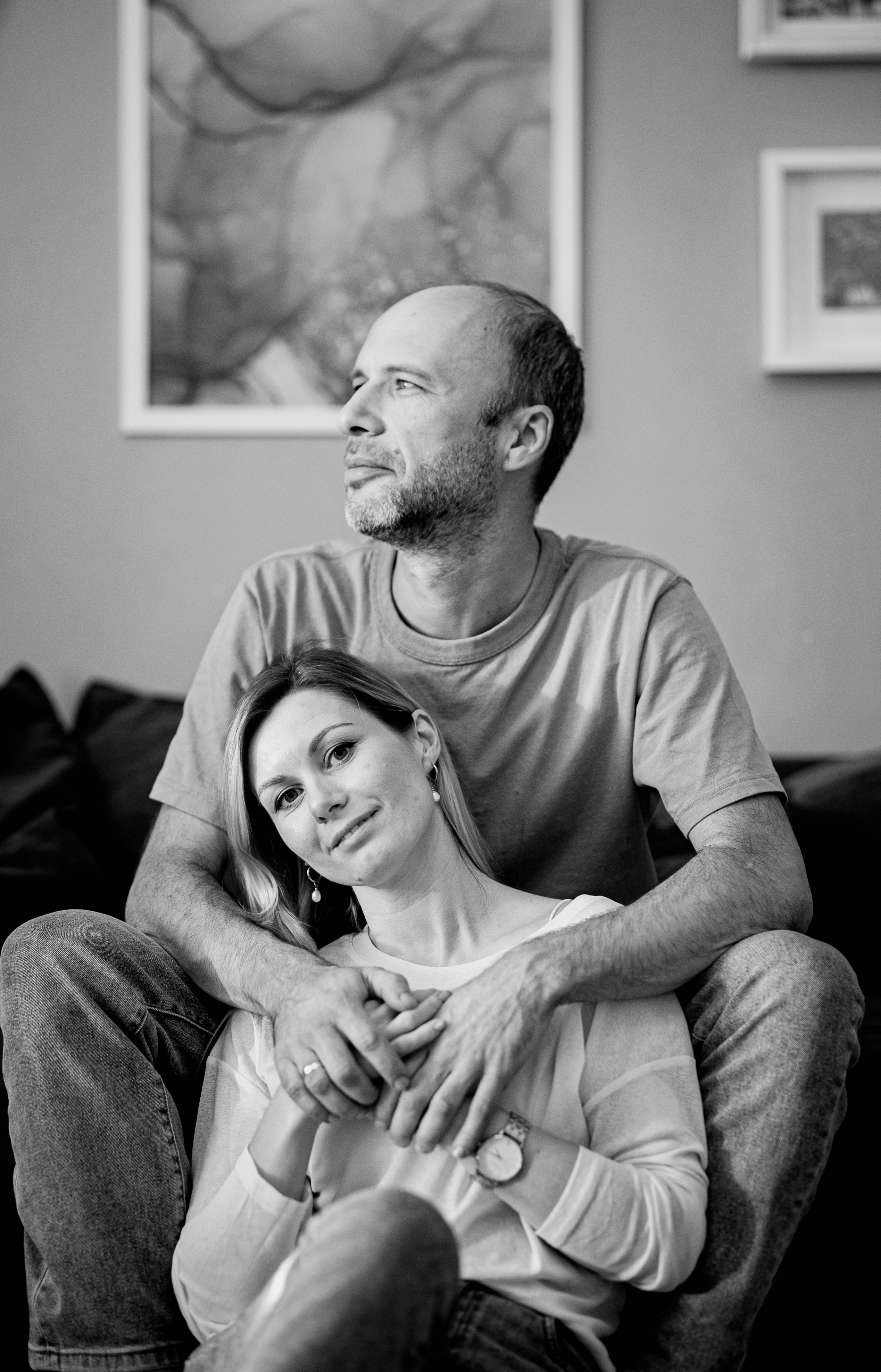 Василий и Ирина с детьми. Домашняя съемка. Фотограф в Крыму