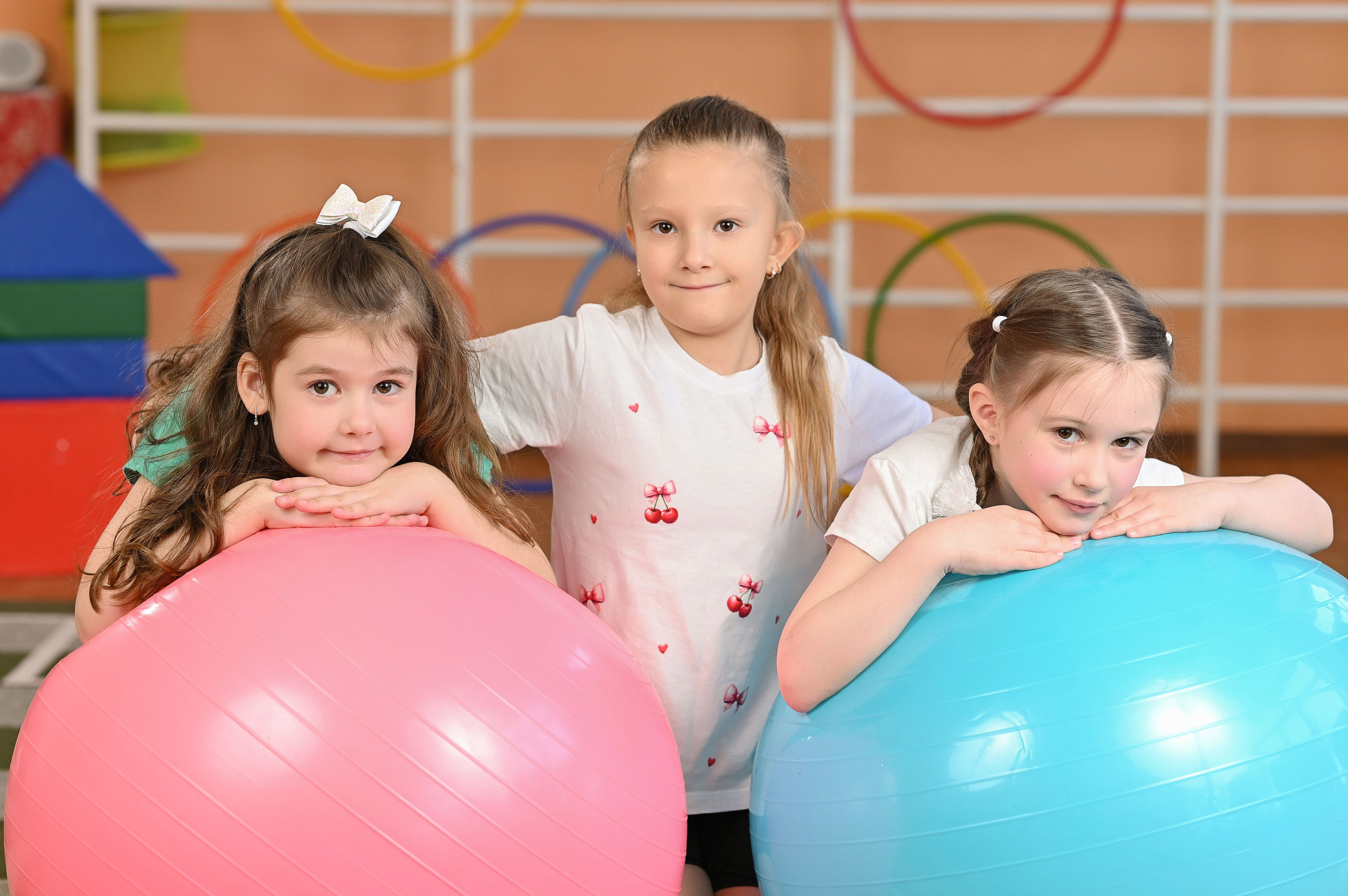 Детский сад на физкультуре. Семейный фотограф в г. Воскресенск Наталия Молева