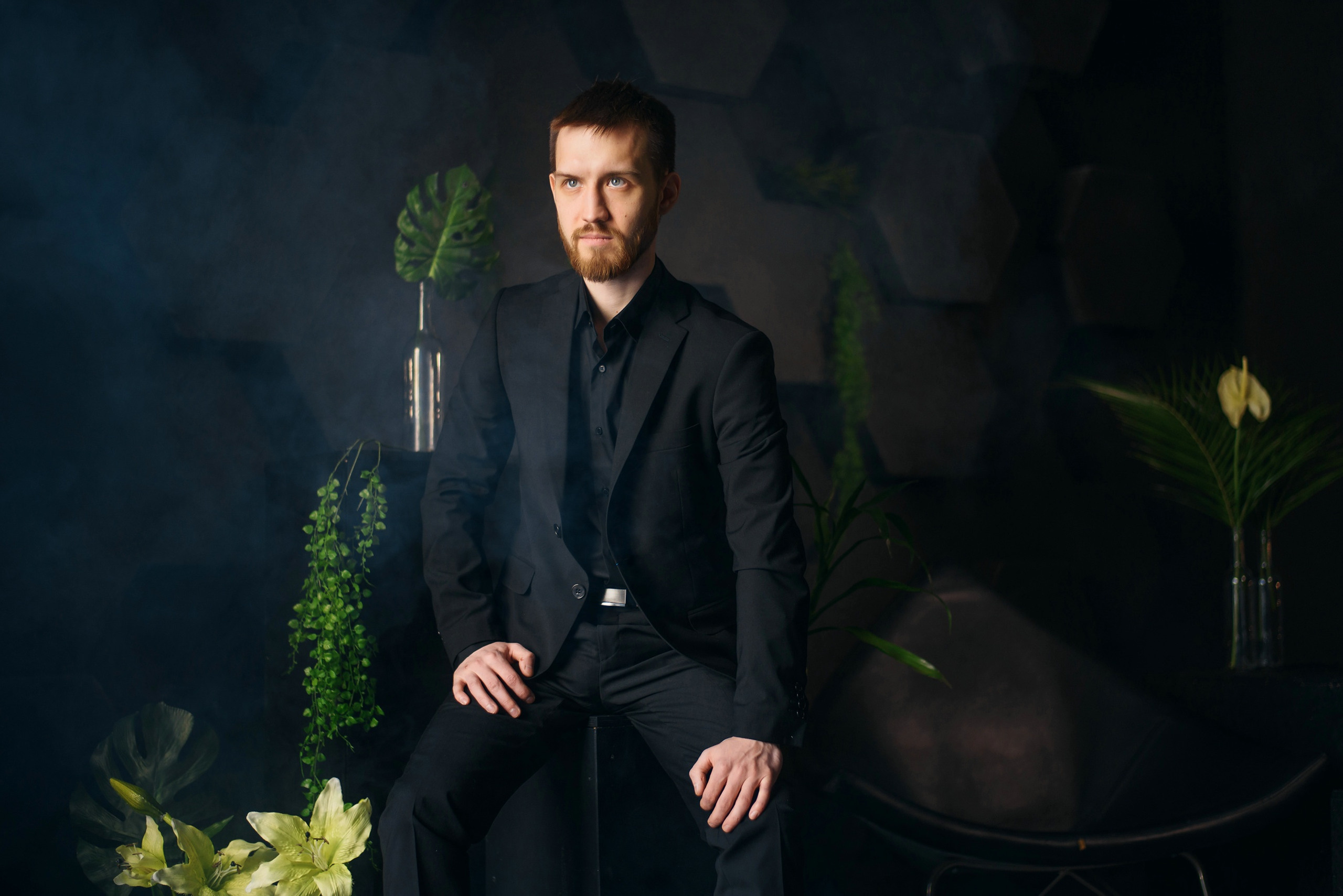 Мужской студийный портрет. Свадебный и семейный фотограф в Москве Светлана Зоткина