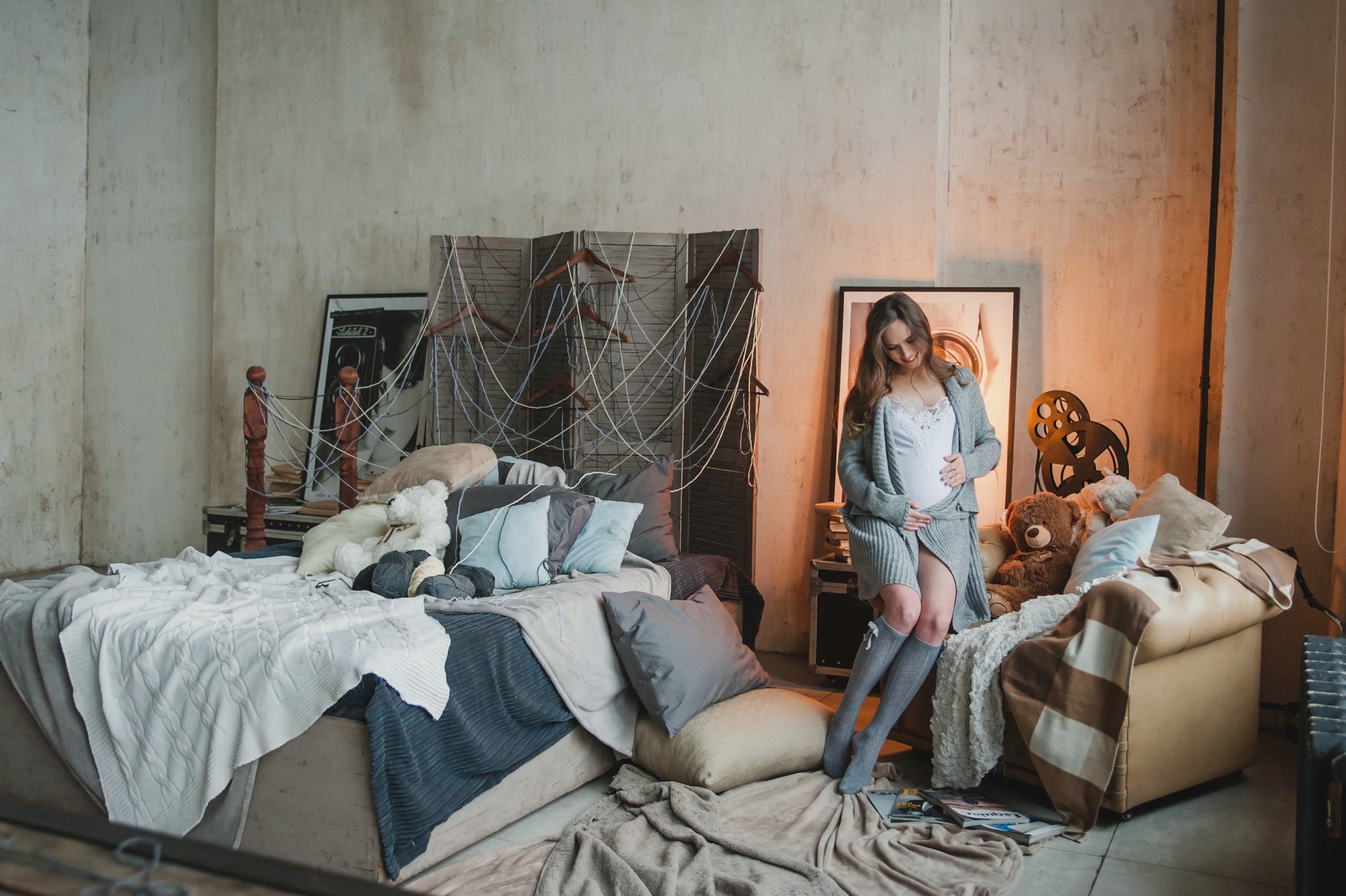 Студийная фотосессия беременности. Свадебный и семейный фотограф в Москве Светлана Зоткина