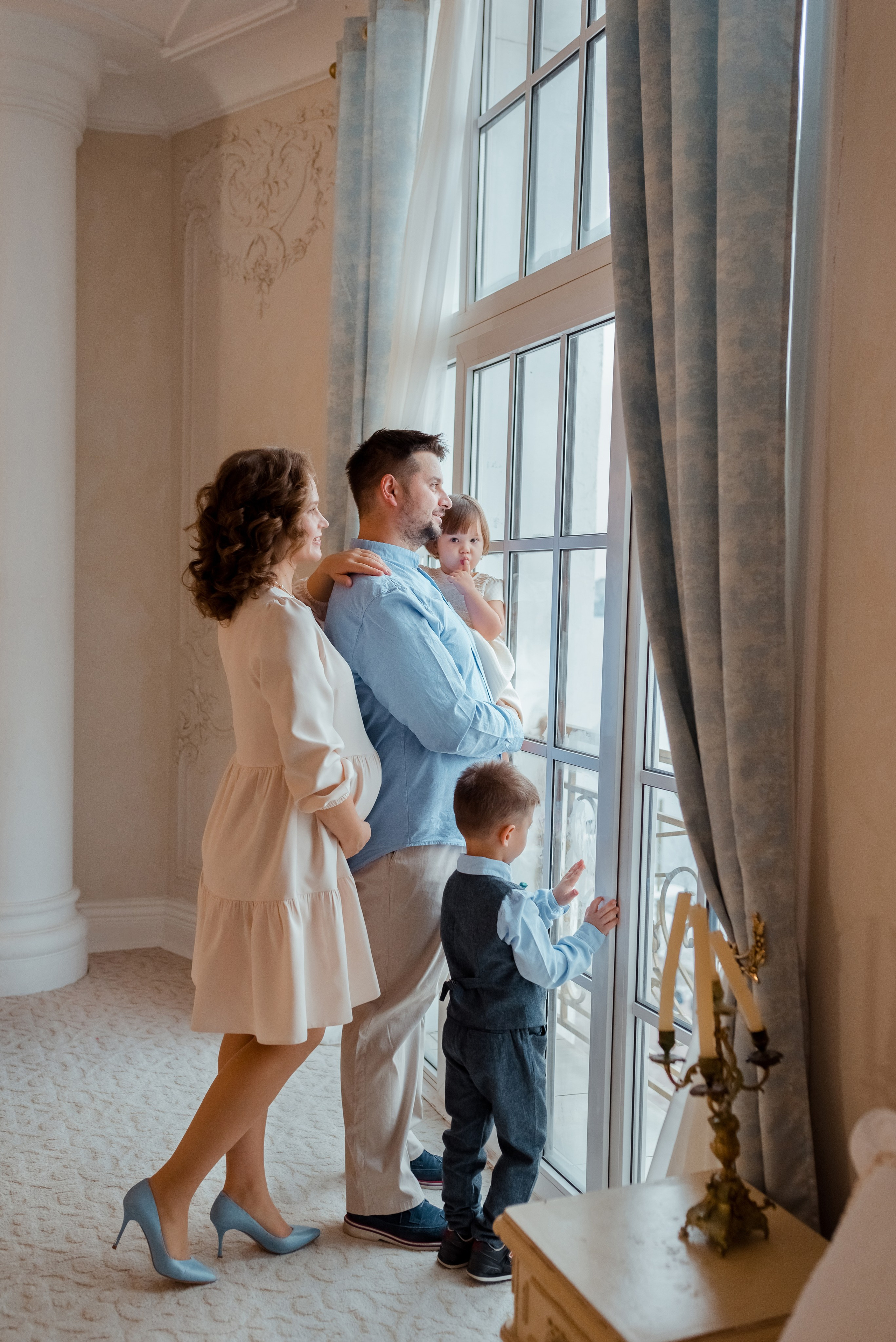 Семейная новогодняя фотосессия. Фотограф Юлия Кондратьева