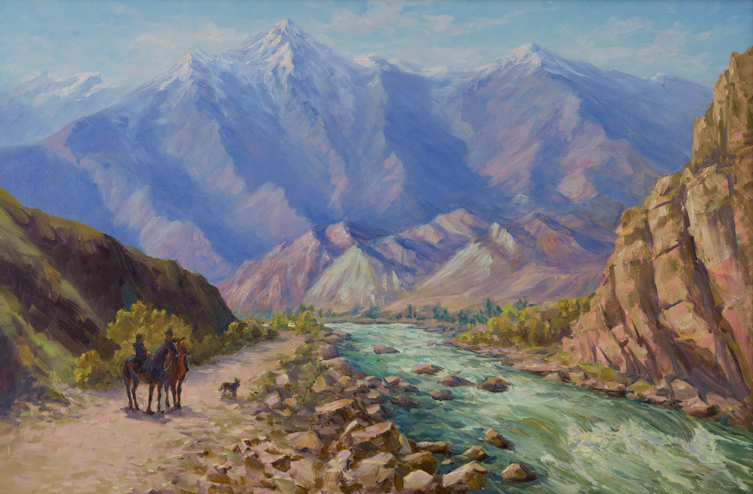 Памир, Тянь-Шань. Художник Василий Гасич