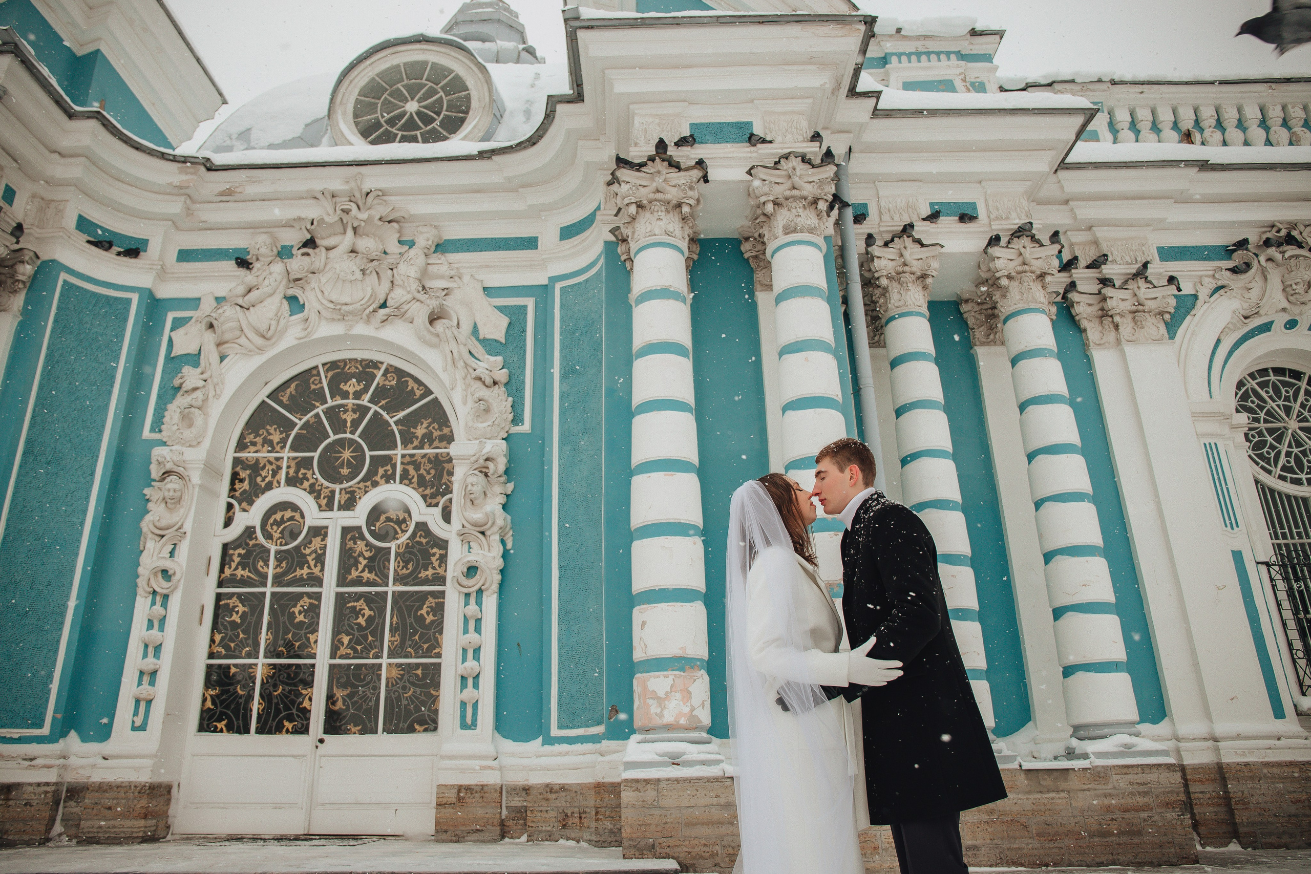 Андрей & Соня. Царское Село, зима. Свадебный и семейный фотограф Пушкин Царское Село СПБ Питер Санкт-Петербург и Рязань Ольга Козлова