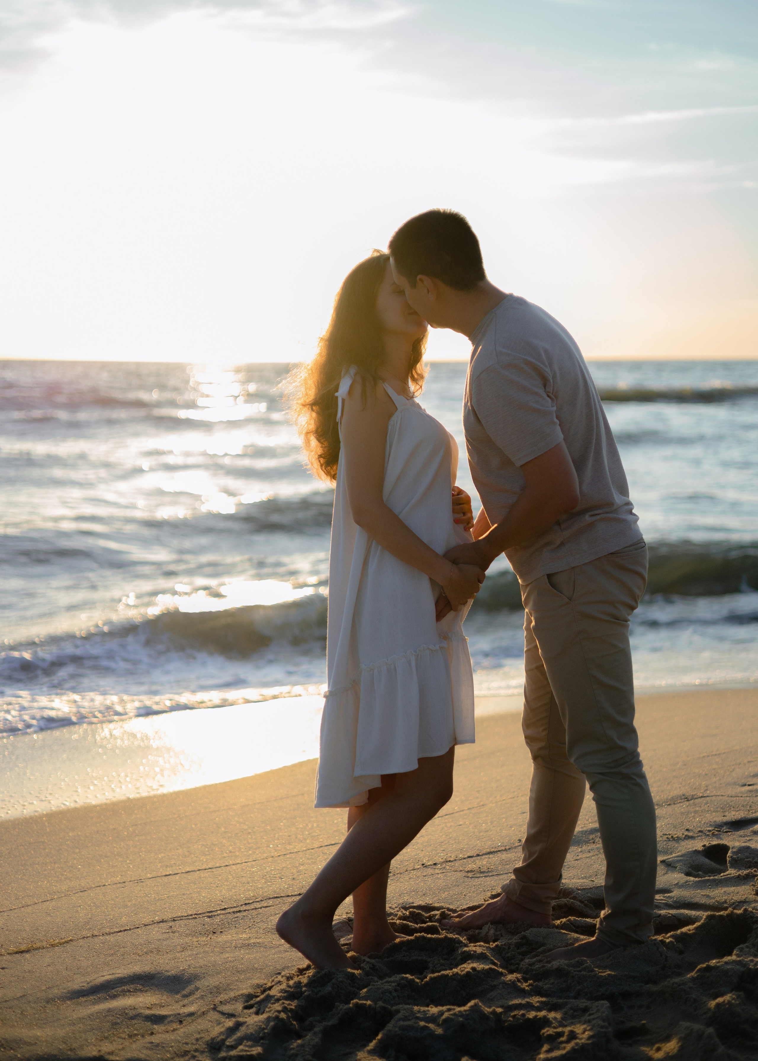 Фотосессия беременности на море. Свадебный фотограф в Калининграде Кристина Воскобойникова