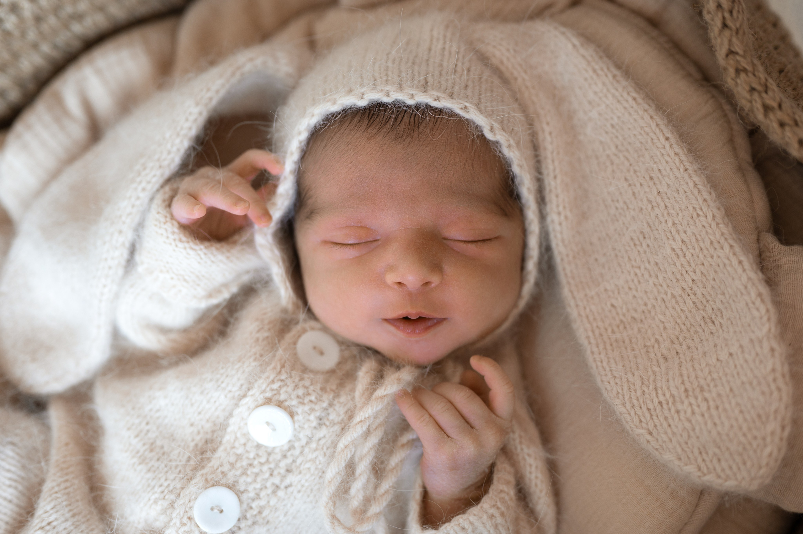 Натуральный ньюборн. Фотограф новорождённых Ольга Ушакова Москва