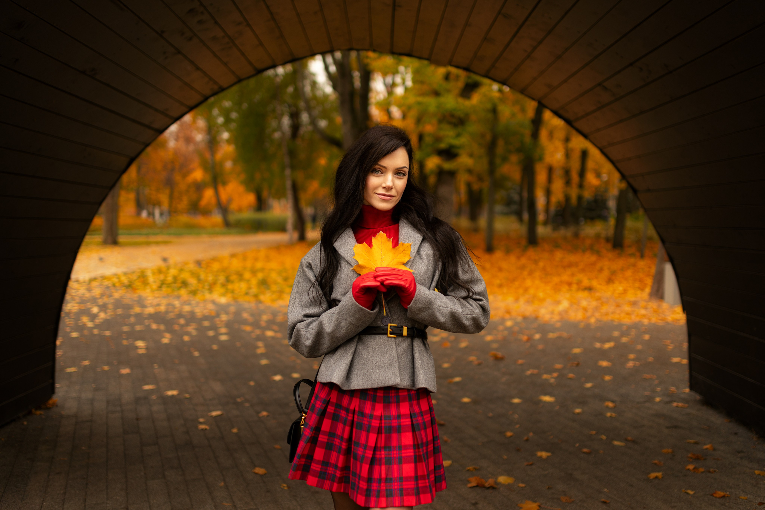 Фотосет с Екатериной в парке на осеннюю тему для «себя»